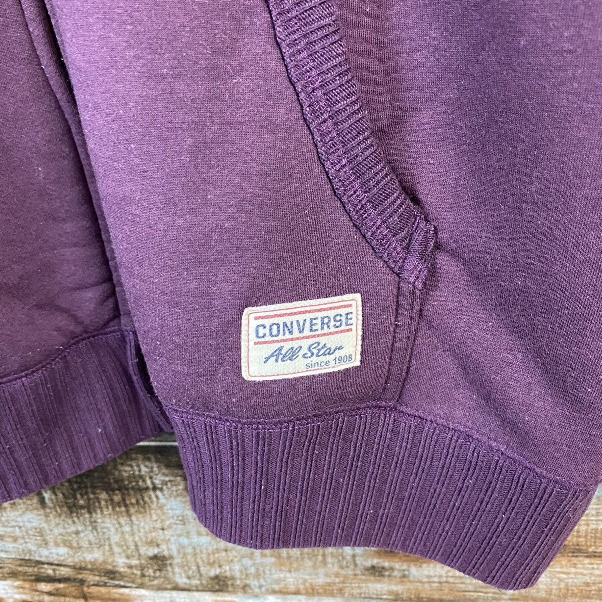 Converse DL Converse Purple Hoodie #C911 Size US L / EU 52-54 / 3 - 10 Thumbnail