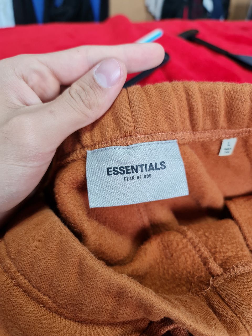 Essentials Essentials Fear of God Orange Sweatpants Size US 34 / EU 50 - 5 Thumbnail