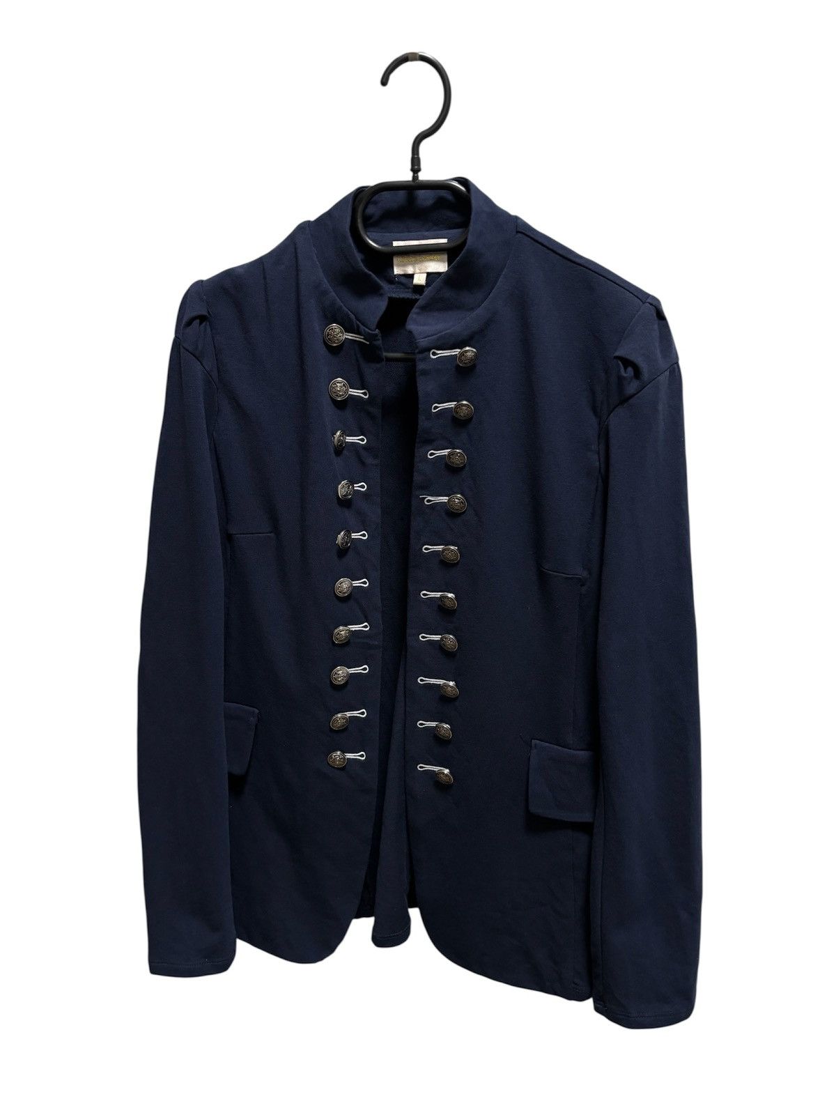Japanese Brand Vintage Y2K Napoleon Hussar Jacket Silver Button Style Size L / US 10 / IT 46 - 1 Thumbnail