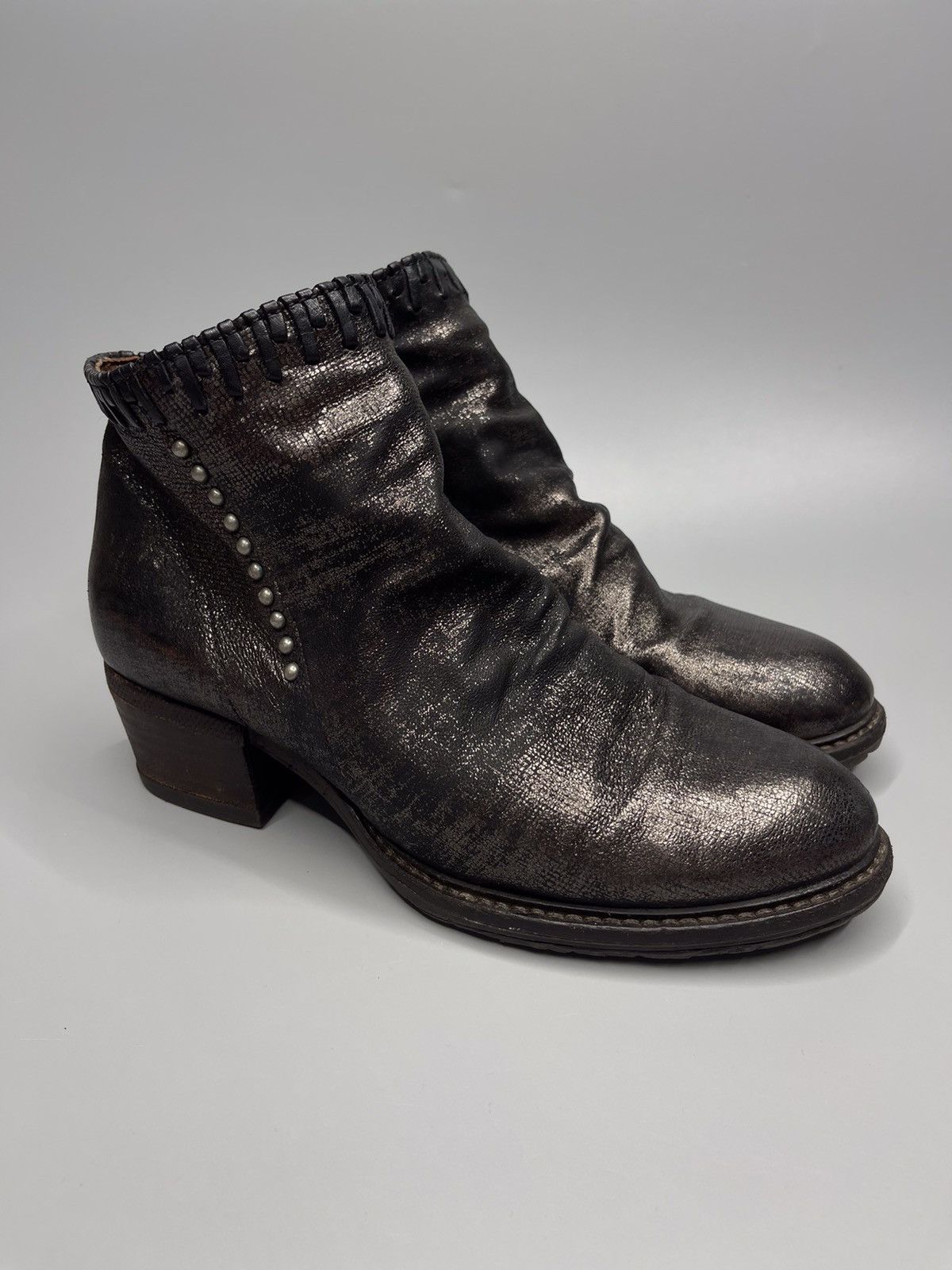 image of Avant Garde x Vintage A.s 98 Boots Leather Style Rick Owens in Black, Men's (Size 7)