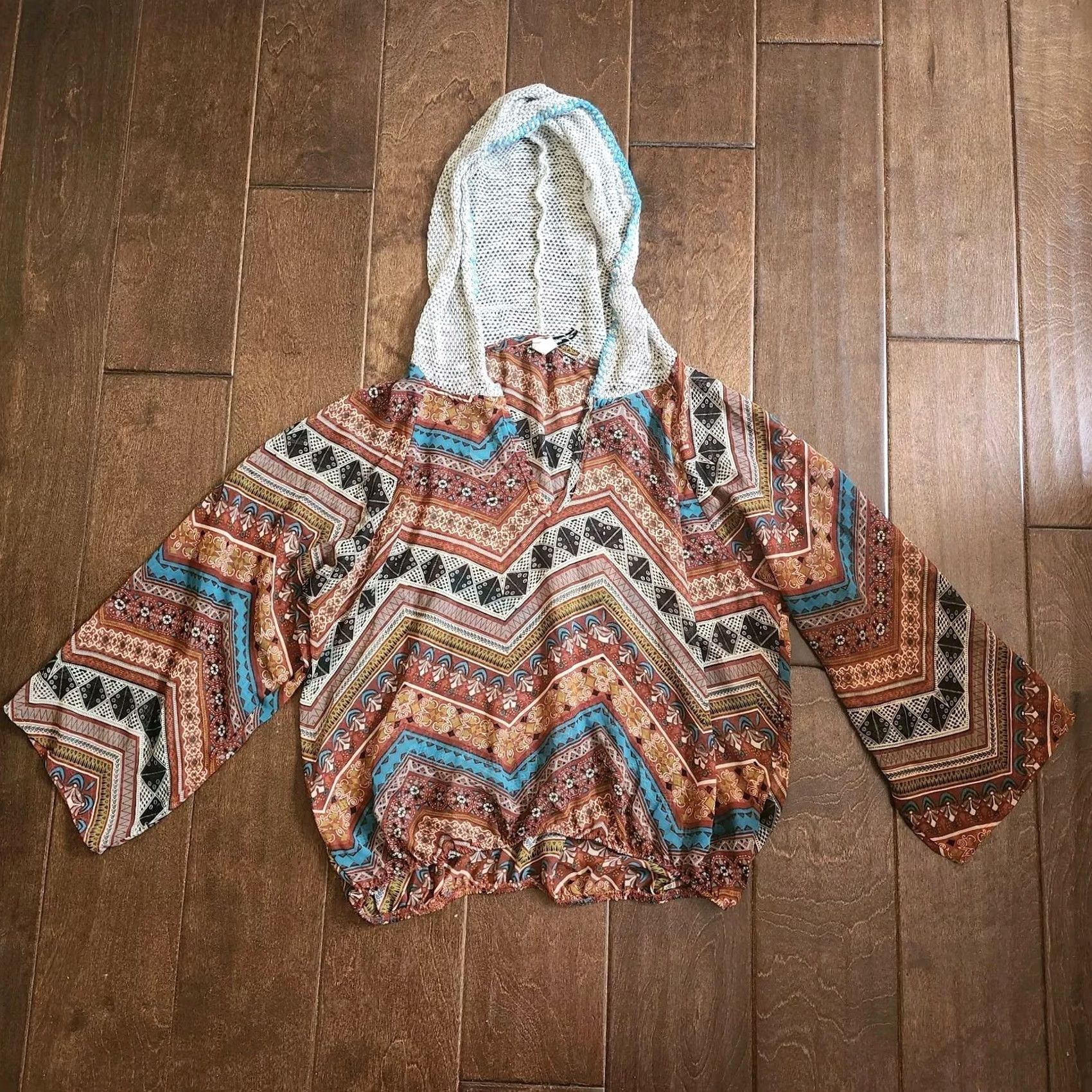 Vintage 2. Maximizing Search Visibility: "Mind Code" remains, emphasizing the brand. "Sheer" is a key descriptor. "Boho" indicates theme. "Small" Size S / US 4 / IT 40 - 2 Thumbnail