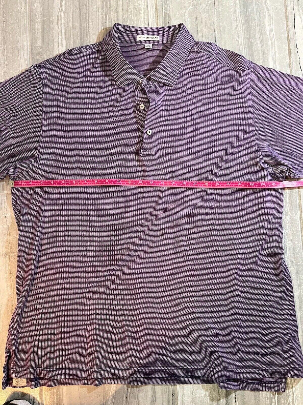 Peter Millar Peter Millar - Men's XXL Short Sleeve Golf Active Polo Shirt Size US XXL / EU 58 / 5 - 3 Thumbnail
