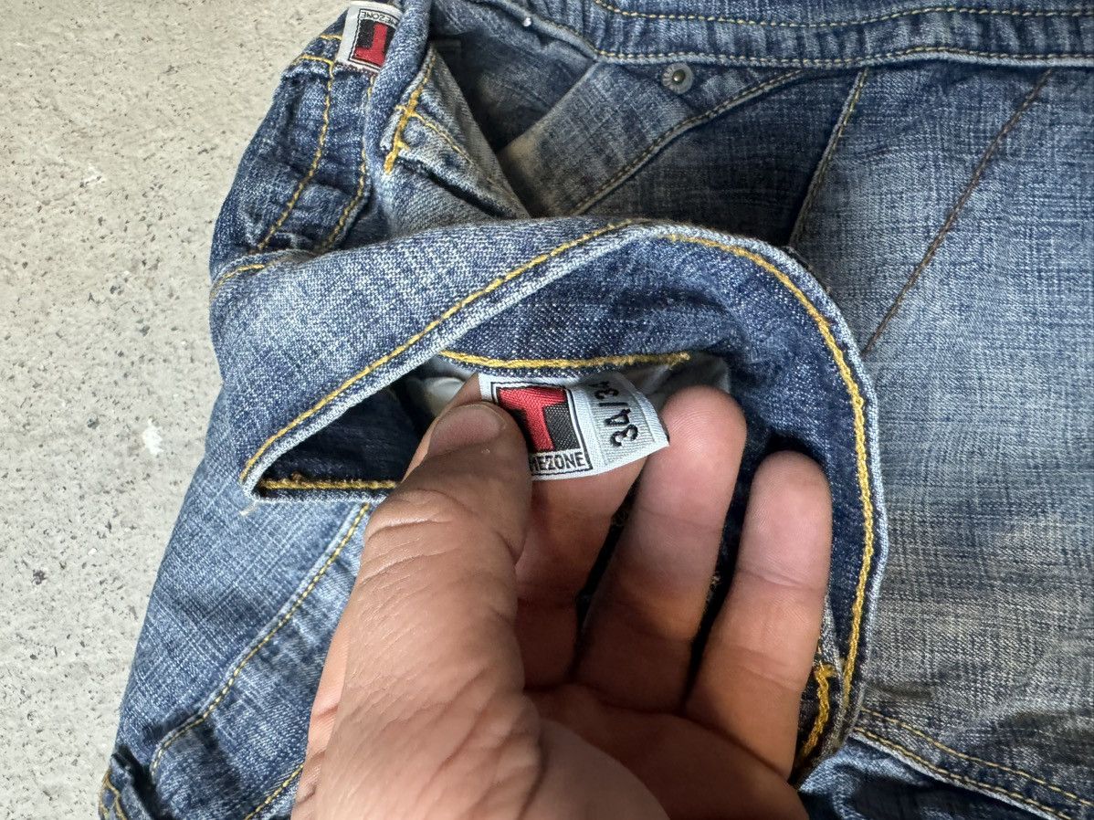 Vintage Y2K Timezone Multipocket Denim Star Pants
