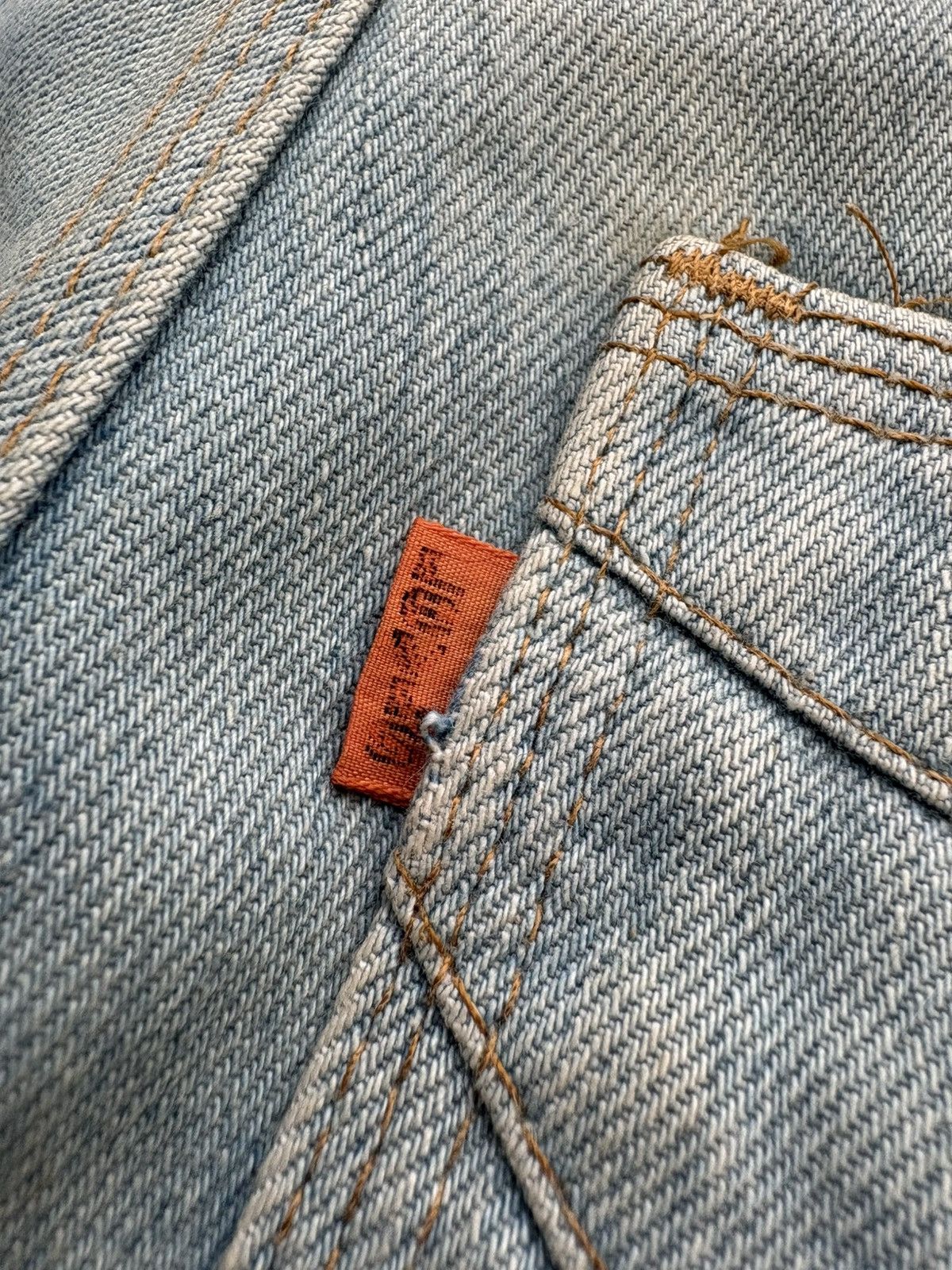 Levi's Vintage Clothing HOLY GRAIL 70’s ULTRA-RARE Levis 646 Orange Tab Museum Piece Size US 28 / EU 44 - 19 Thumbnail
