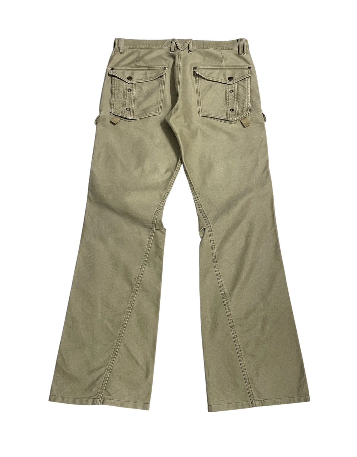 PPFM MonsieurNicole Japan Flare Cargo Pants Size US 32 / EU 48 - 4 Thumbnail