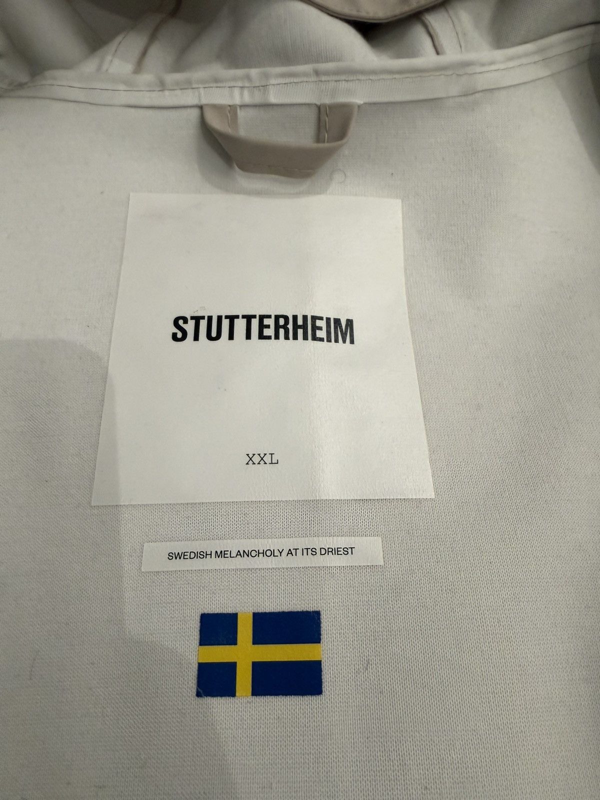 Stutterheim Stutterheim Beige Stockholm Coat sz: 56/XXL Size US XXL / EU 58 / 5 - 10 Thumbnail