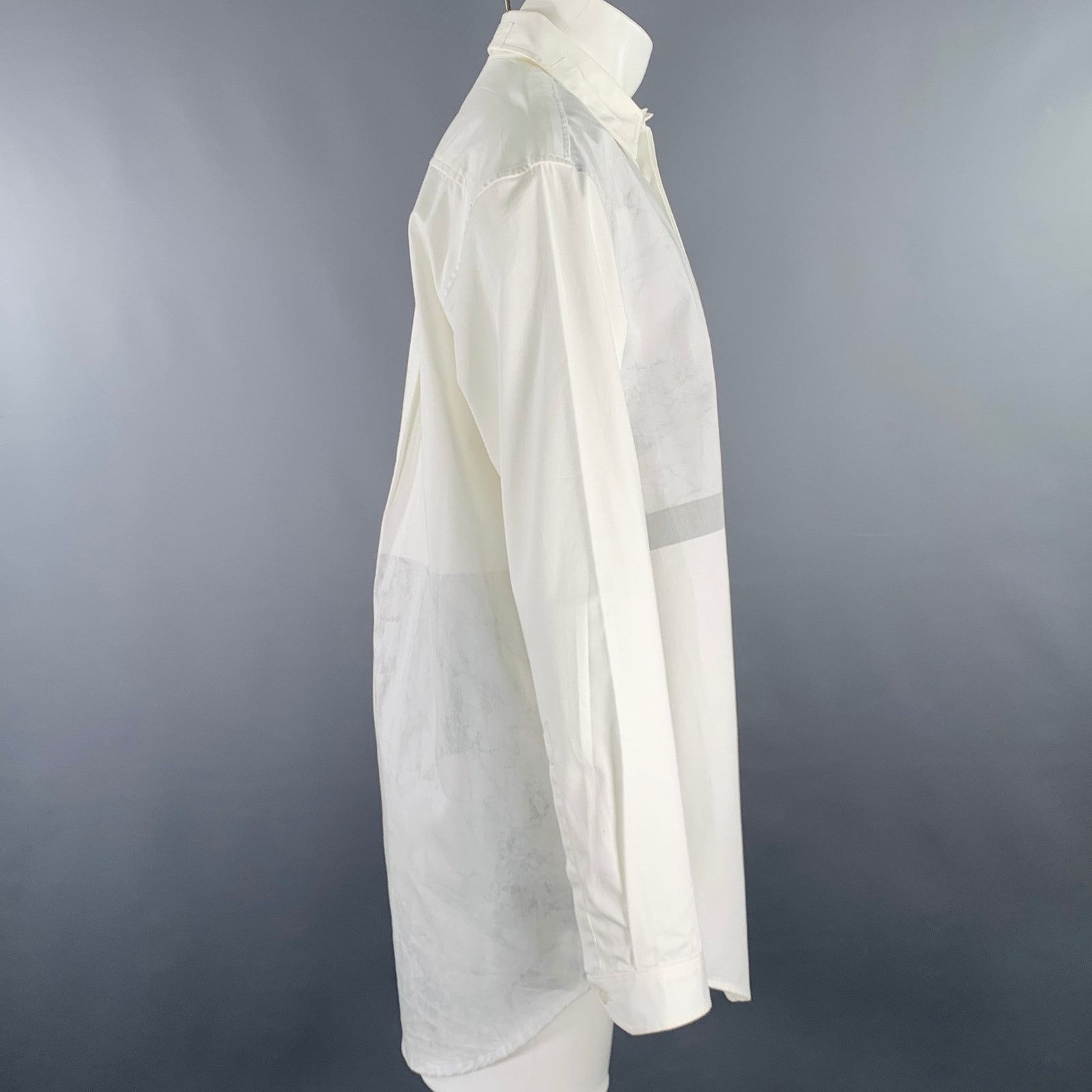 A-COLD-WALL* A-COLD-WALL Size S White Grey Marbled Hidden Buttons Jacket Size US S / EU 44-46 / 1 - 3 Thumbnail