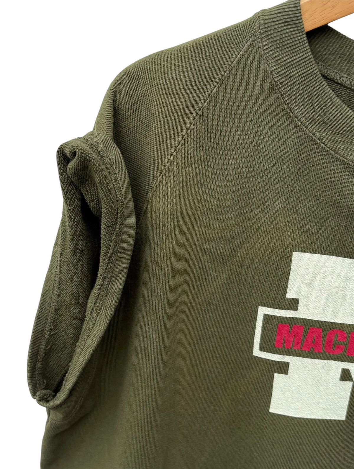 Japanese Brand Acoustic Japan Sleeveless Machine Gun Logo Faded Sweatshirt Size US L / EU 52-54 / 3 - 7 Thumbnail
