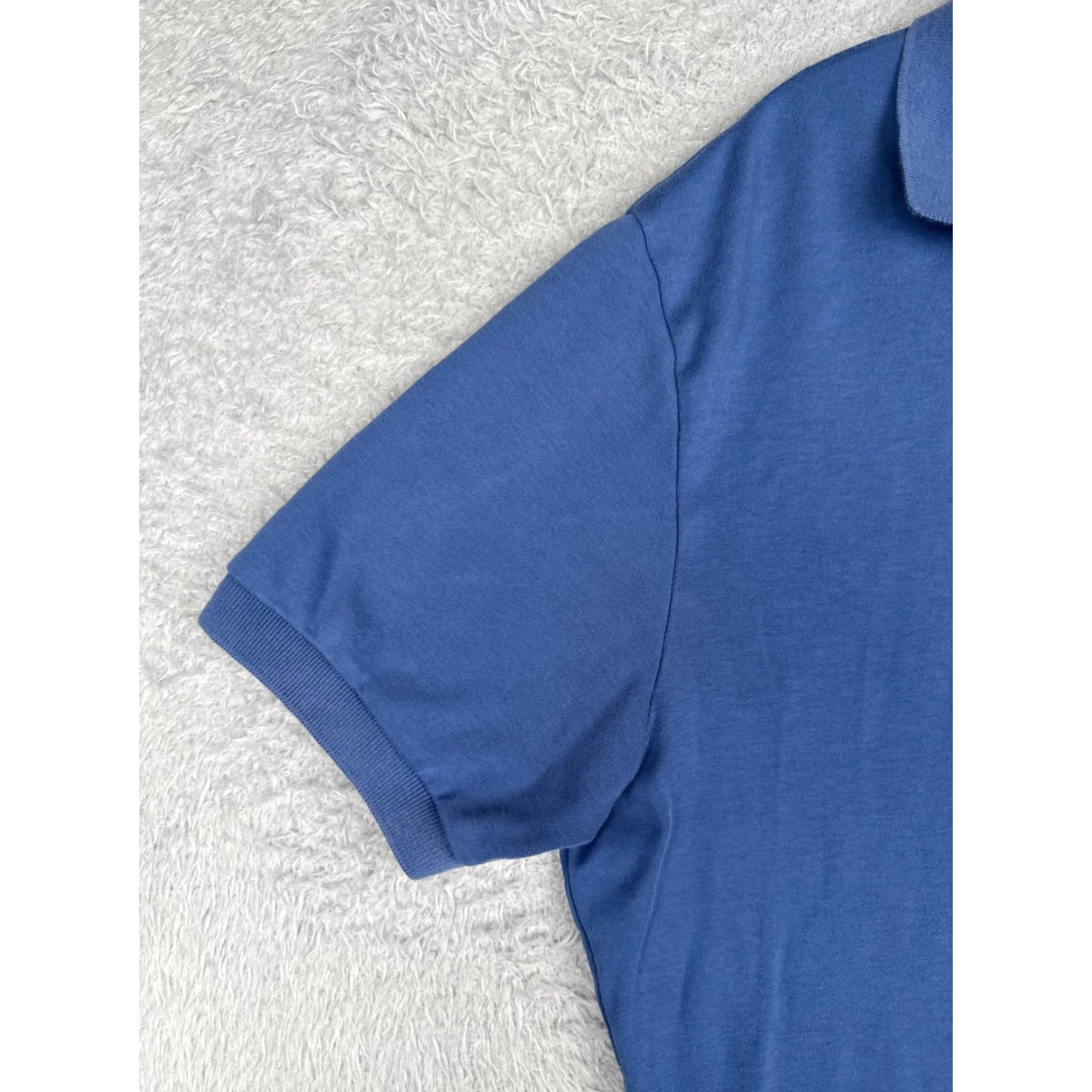 Ralph Lauren VINTAGE Ralph Lauren Polo Shirt Adult Large Blue 100% Cotton Short Sleeve Polo Mens Note: keep to original words only; must not add extraneous terms. Size US L / EU 52-54 / 3 - 3 Thumbnail