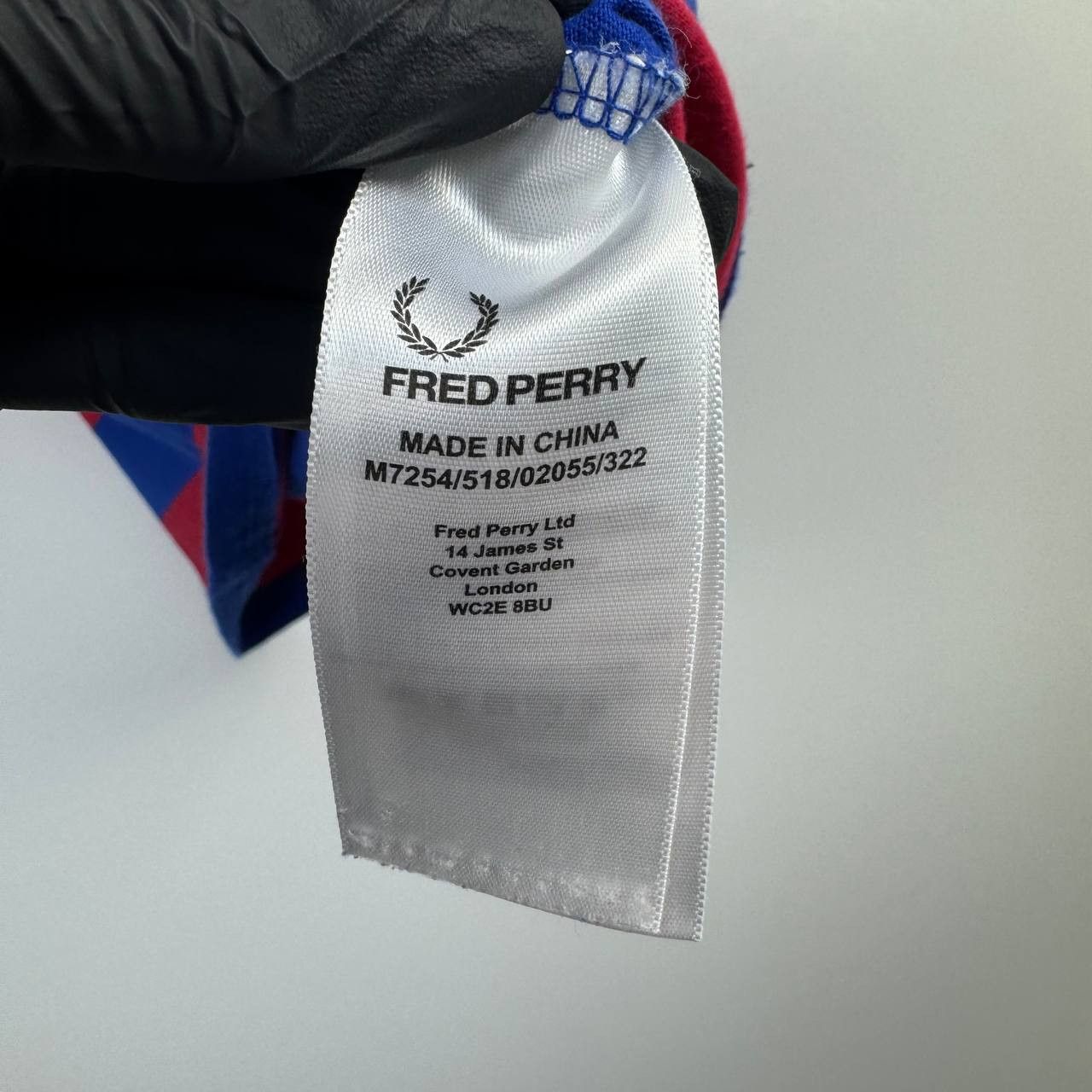 Fred Perry Fred Perry Striped T-Shirt Red Blue Crew Neck Mens Size M Size US M / EU 48-50 / 2 - 4 Thumbnail