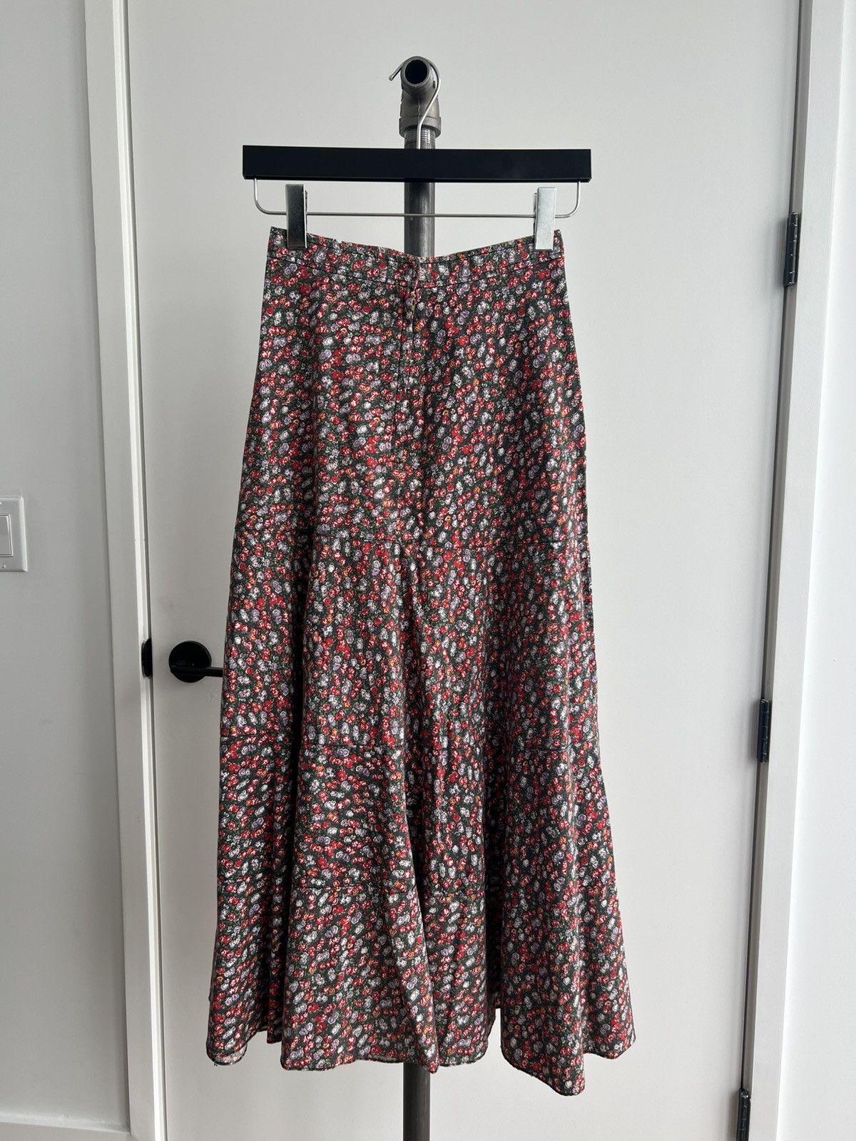 Junya Watanabe SS02 Floral Maxi Skirt Size 26" / US 2 / IT 38 - 4 Thumbnail