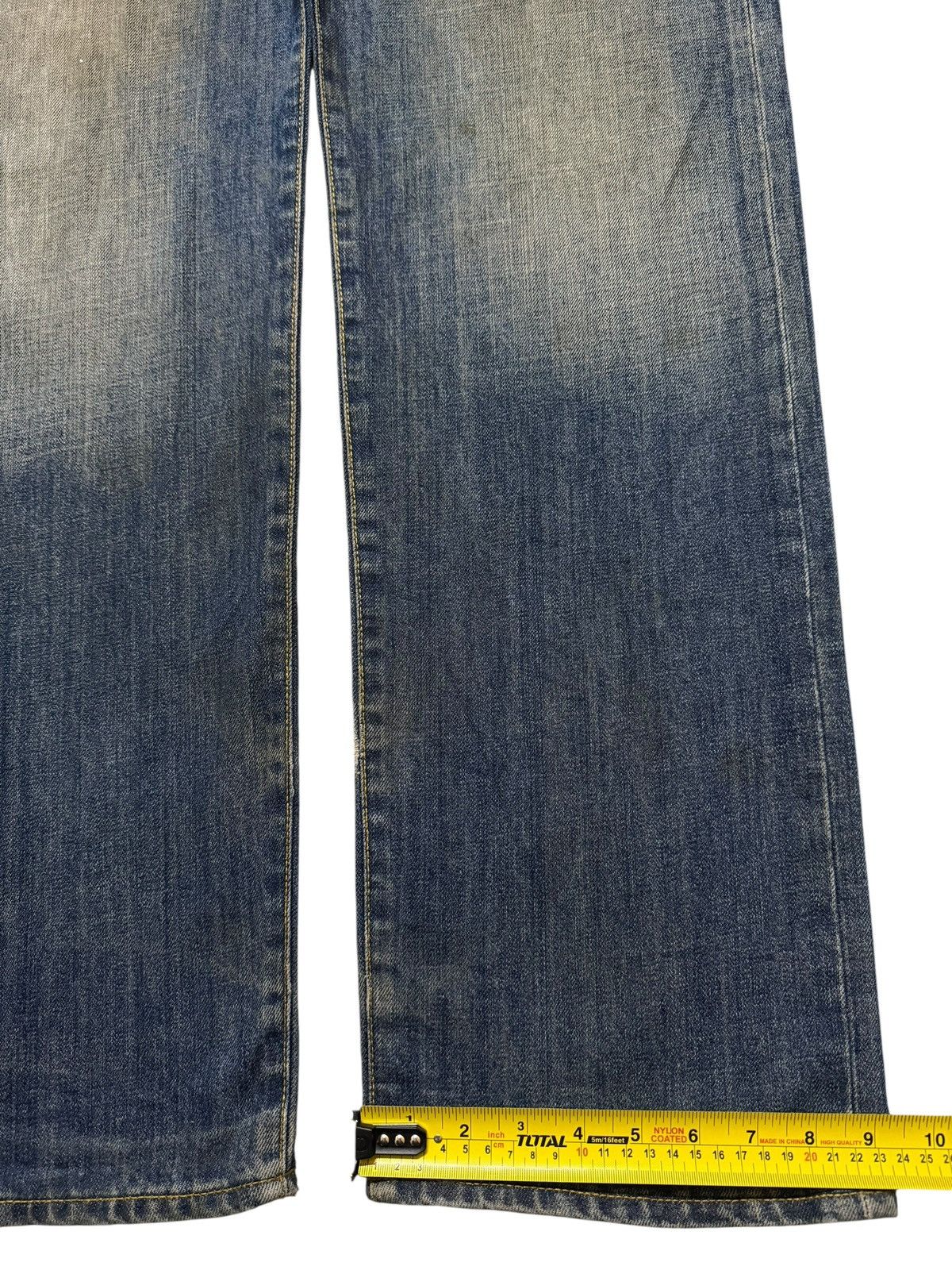 Uniqlo Vintage Y2K Japanese Uniqlo Blue Mud Wash Wide Leg Loose Fit Size US 38 / EU 54 - 13 Thumbnail