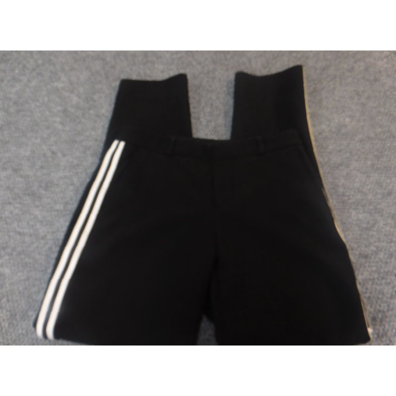 Banana Republic Banana Republic Womens Dress Pants 2L Black Stripe Avery Pants 29 Inseam Regular Rise Mid Pockets Zipper Shirt? Size 26" / US 2 / IT 38 - 2 Thumbnail