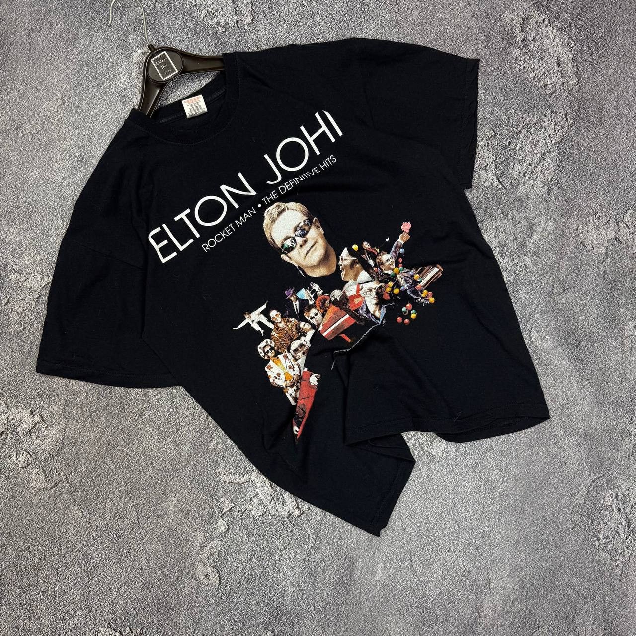 Band Tees Elton John Rocket Man 2008 Tour ©2007 Band Tour T-shirt Tee Size US L / EU 52-54 / 3 - 1 Thumbnail
