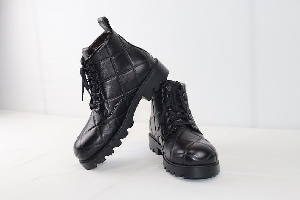 Bottega Veneta o1rshd Q.1 Quilted Strut Boots in Black Size US 10 / EU 43 - 8 Thumbnail