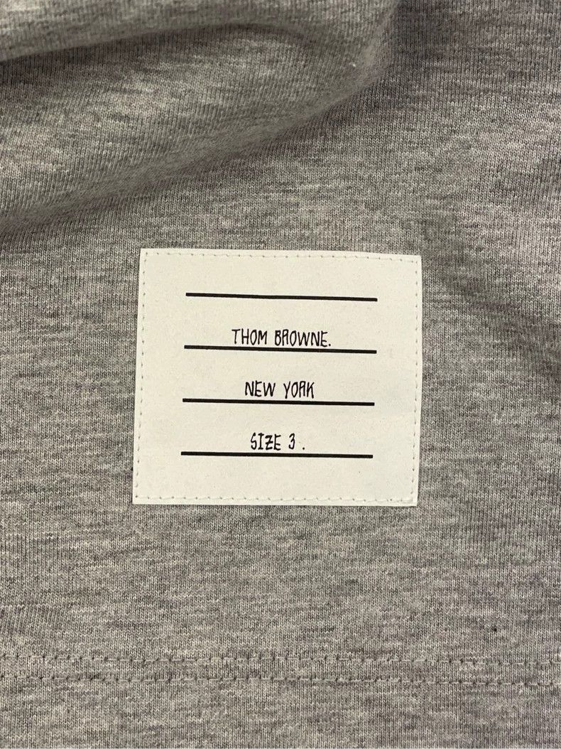 Thom Browne Thom browne Gray show small animal print four-striped long- Size US L / EU 52-54 / 3 - 6 Thumbnail