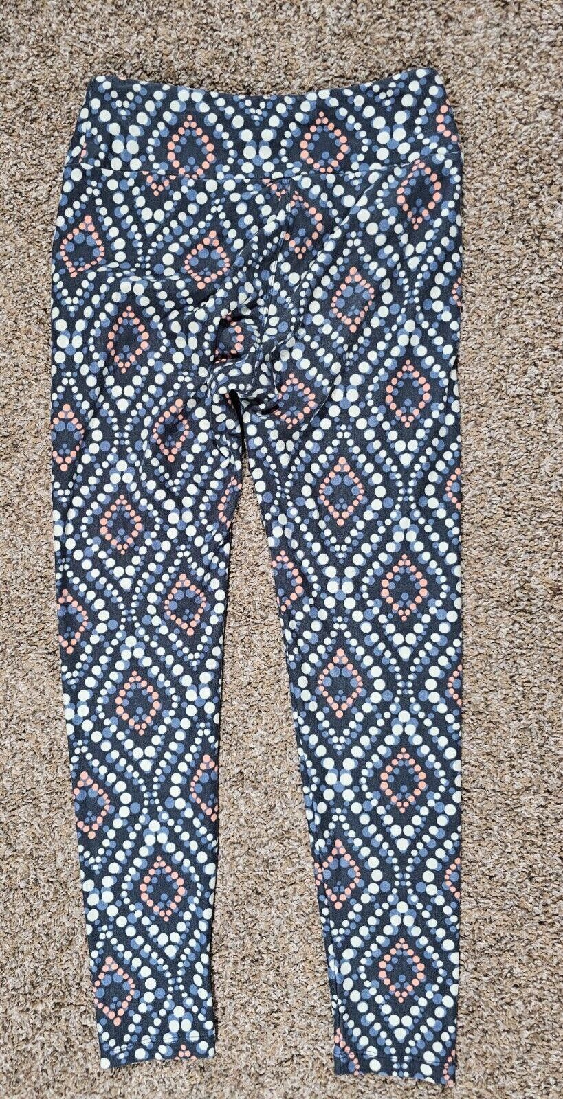 Designer lularoe polka dot strands one size legging Size 30" / US 8 / IT 44 - 4 Thumbnail