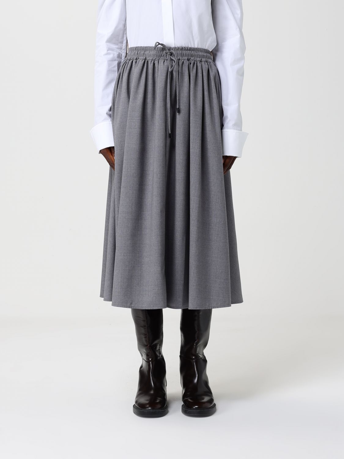 Max Mara Skirt Woman Grey