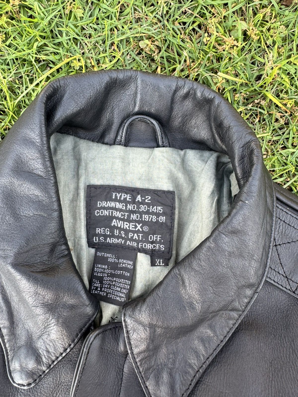 Avirex Vintage AVIREX A-2 Leather Flight Bomber Jacket Cowhide Size US XL / EU 56 / 4 - 7 Thumbnail