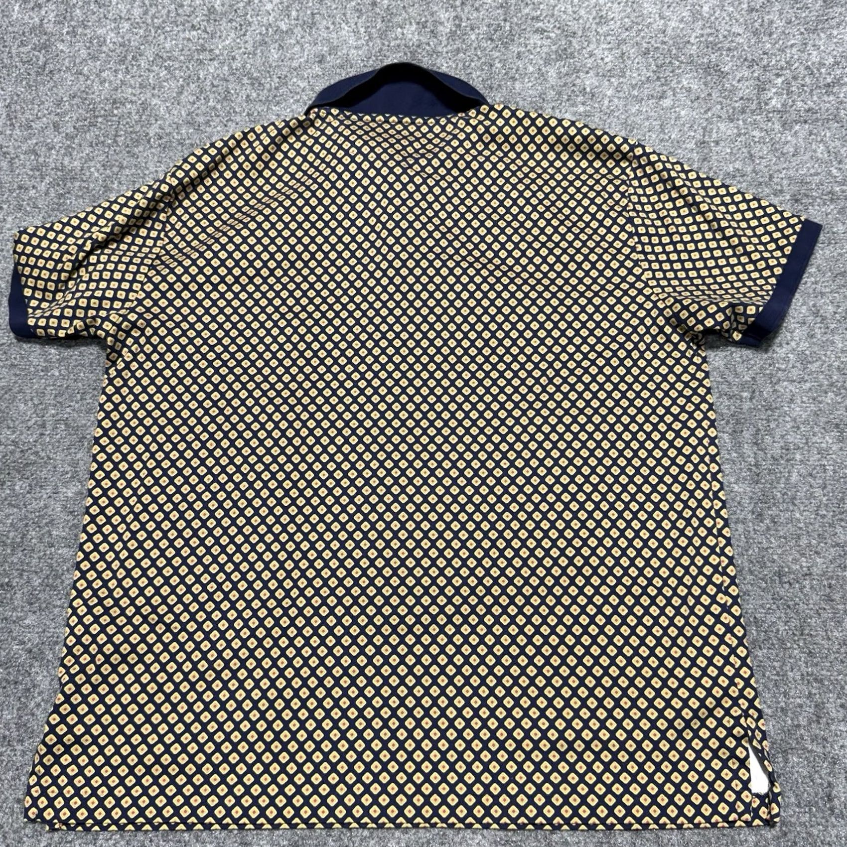 Polo Ralph Lauren Polo Ralph Lauren Polo Shirt Mens XL Classic Fit Blue Yellow Diamond Geometric Red Pony」 Size US L / EU 52-54 / 3 - 3 Thumbnail