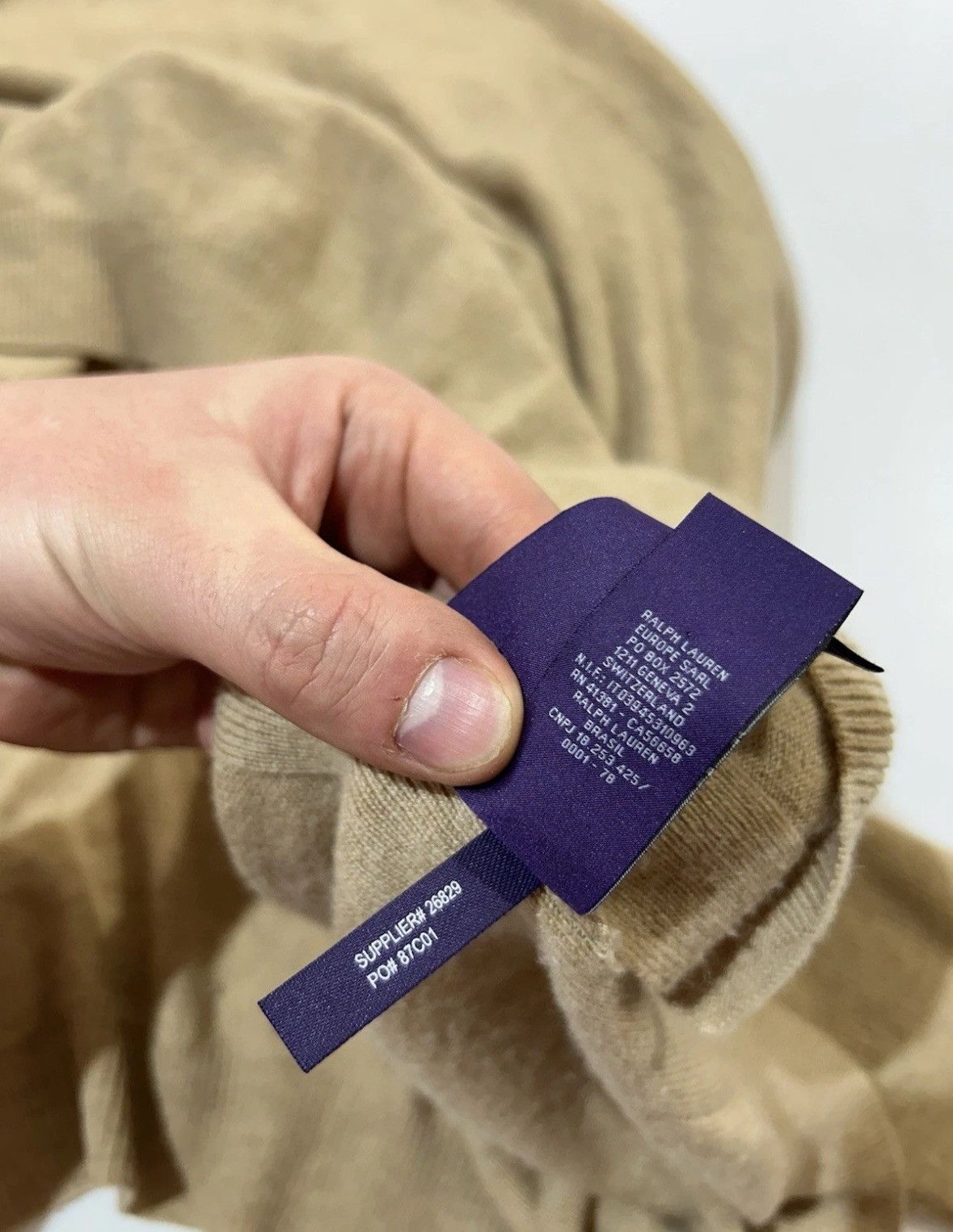 Ralph Lauren Purple Label RARE POLO RALPH LAUREN Purple Label Cashmere Oversize Sweate Size S / US 4 / IT 40 - 11 Thumbnail