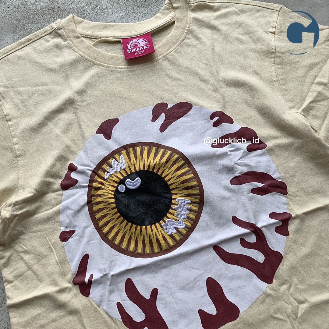 Mishka Mishka, Large Eyeball Tee in Natural Size US M / EU 48-50 / 2 - 2 Thumbnail