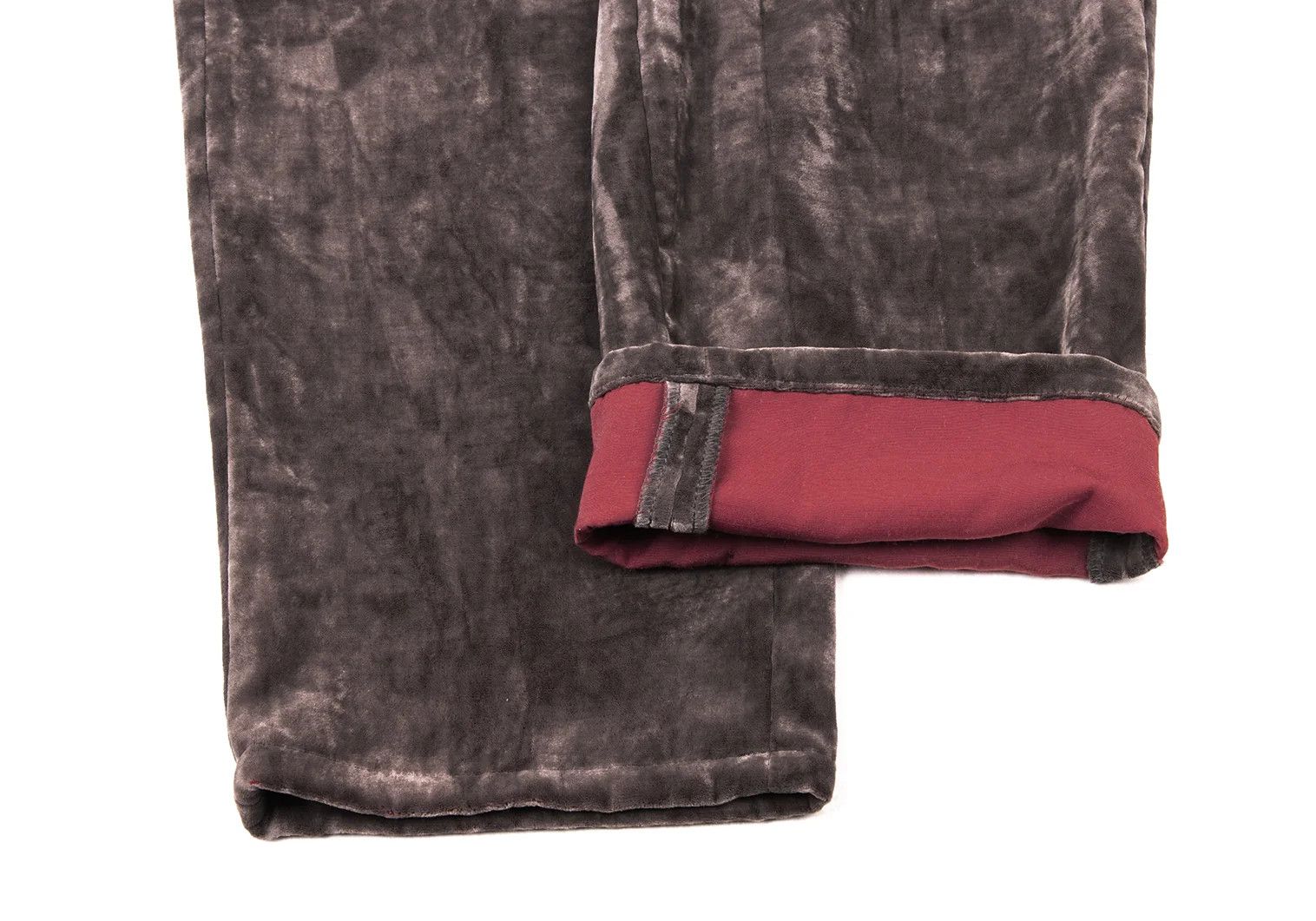 Yohji Yamamoto Yohji Yamamoto Crush Velvet Tapered Pants Size US 30 / EU 46 - 12 Thumbnail