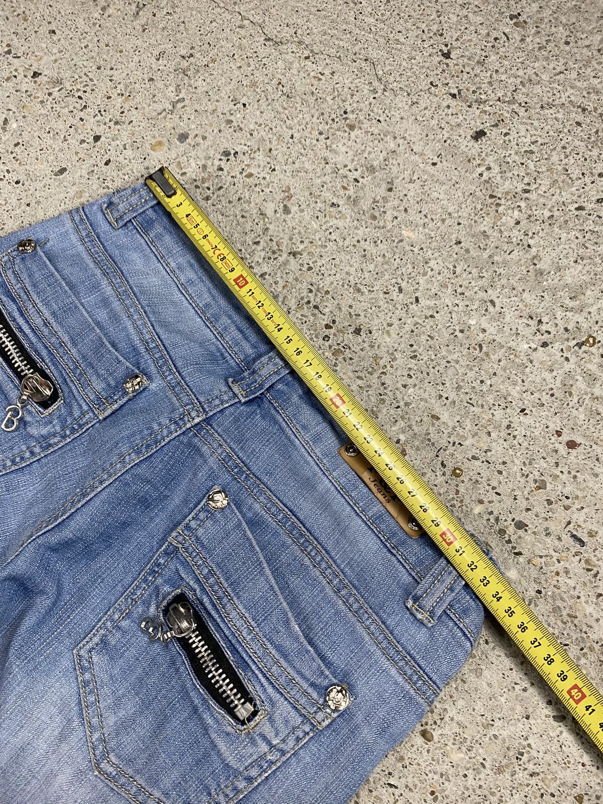 Japanese Brand Vintage japan style bootcut flared jeans metal y2k Size 27" / US 4 / IT 40 - 10 Thumbnail