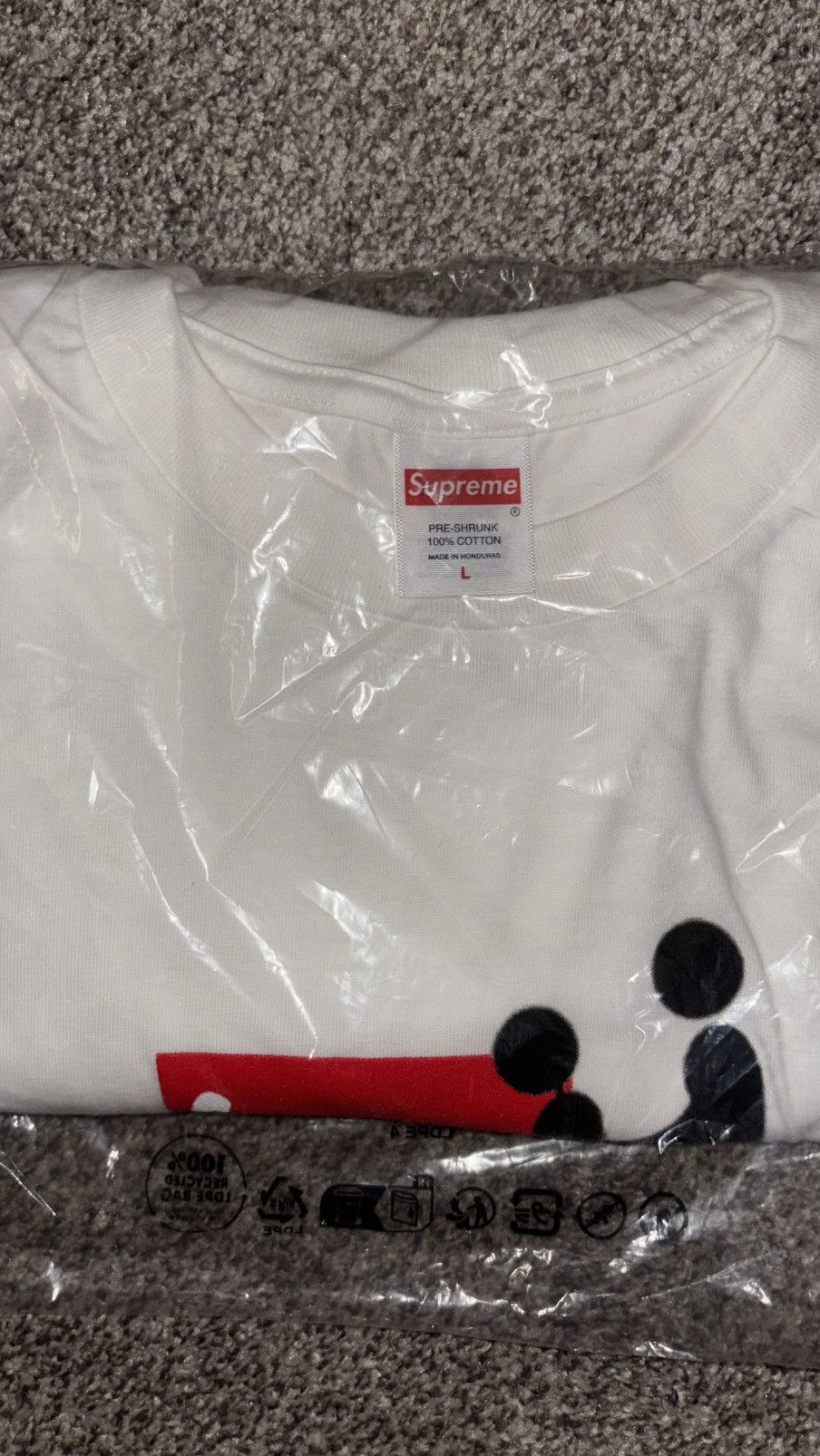 Supreme Supreme® “Stick” Tee, White (L) [F/W 2025, Week 1] Size US L / EU 52-54 / 3 - 2 Thumbnail