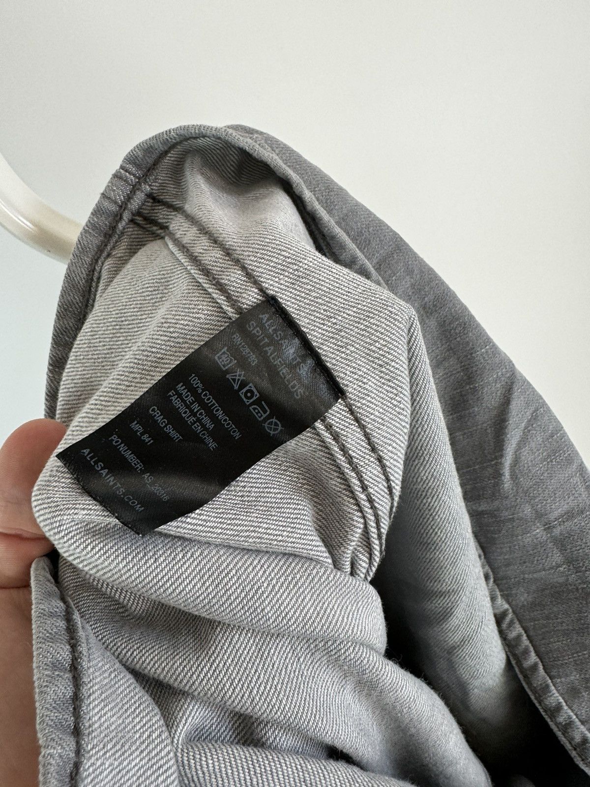 Allsaints All Saints Spitalfields Crag Shirt Size US L / EU 52-54 / 3 - 4 Thumbnail