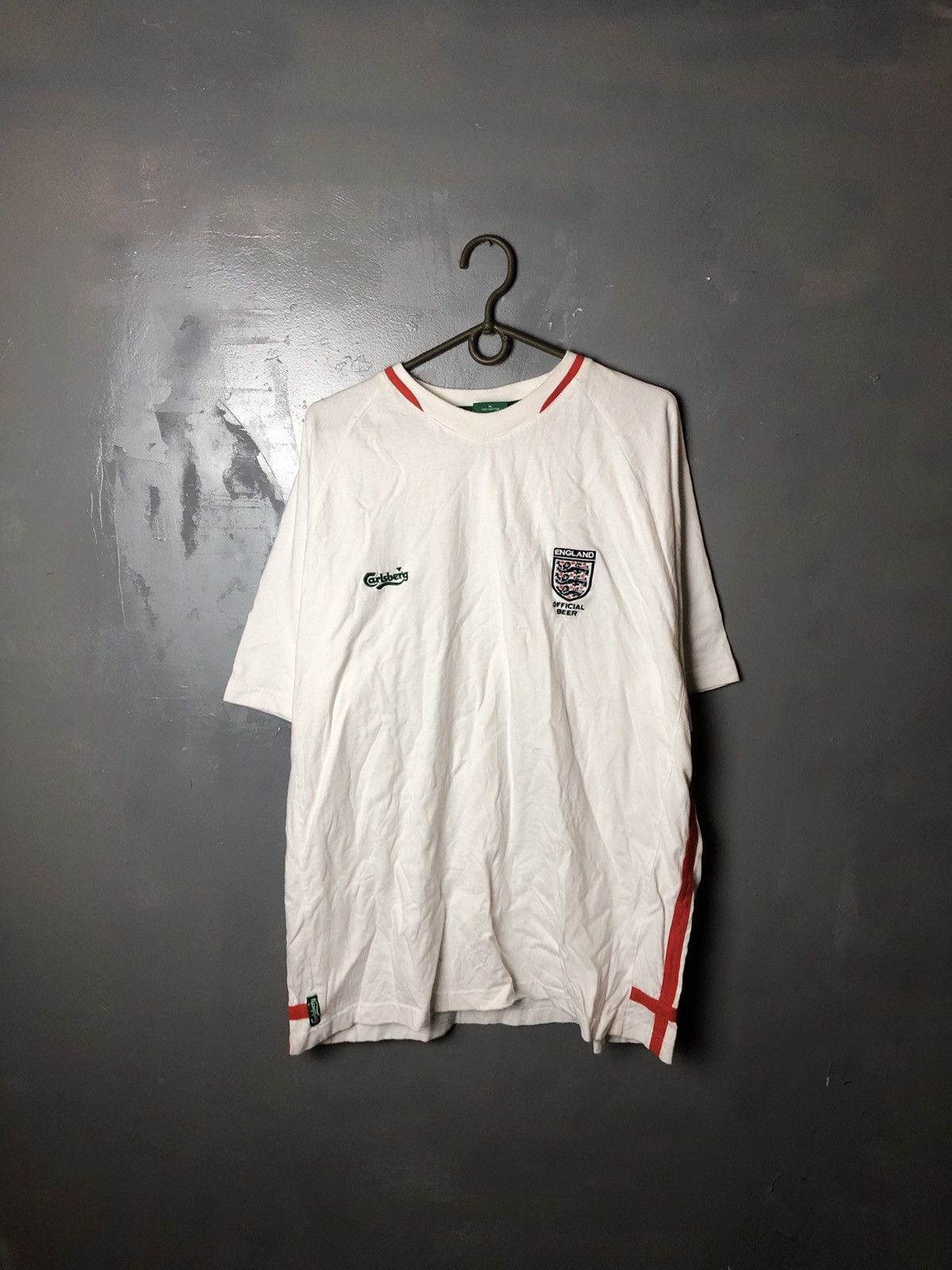 Vintage Men’s soccer t-shirt England Galsberg size Xl Size US XL / EU 56 / 4 - 1 Thumbnail