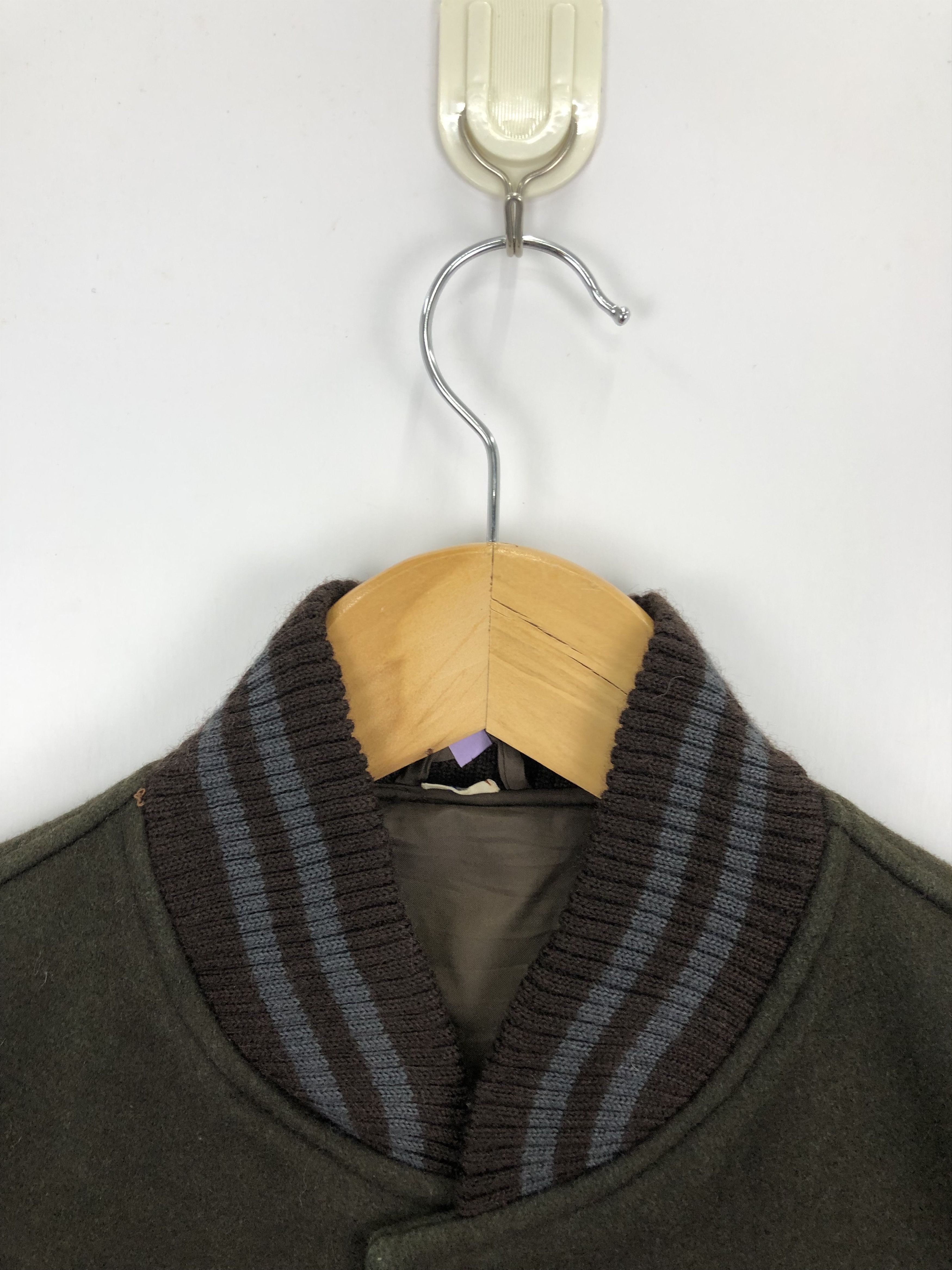 Japanese Brand Vintage Japanese Brand Wool Varsity Jacket V0294 Size US L / EU 52-54 / 3 - 7 Thumbnail