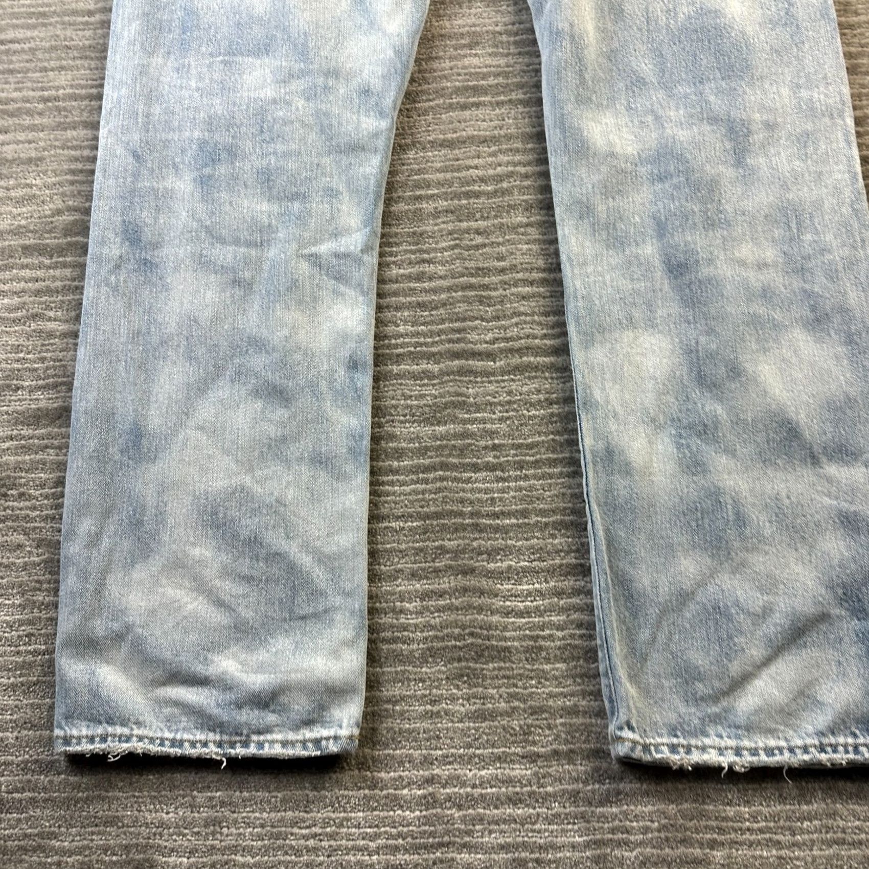 Polo Ralph Lauren Polo Ralph Lauren Jeans Mens 36x30 Blue Denim Varick Patchwork Button Fly Slim Straight Size US M / EU 48-50 / 2 - 7 Thumbnail