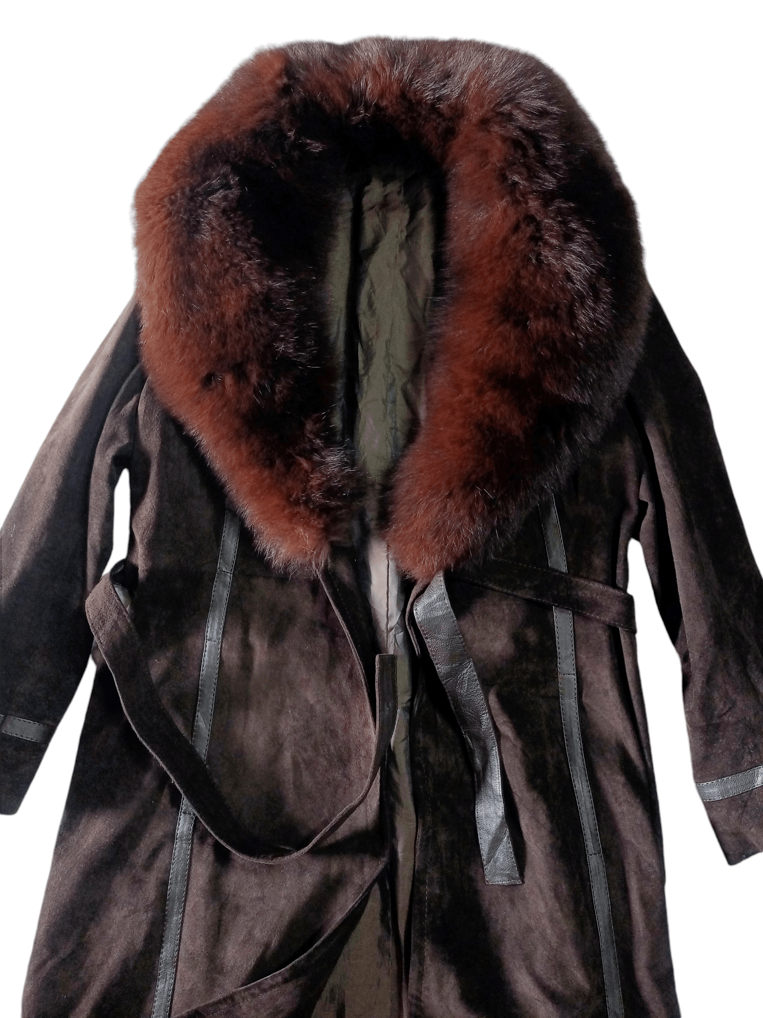 Japanese Brand 🔥RARE🔥 SUEDE LEATHER LONG JACKET Size S / US 4 / IT 40 - 2 Thumbnail