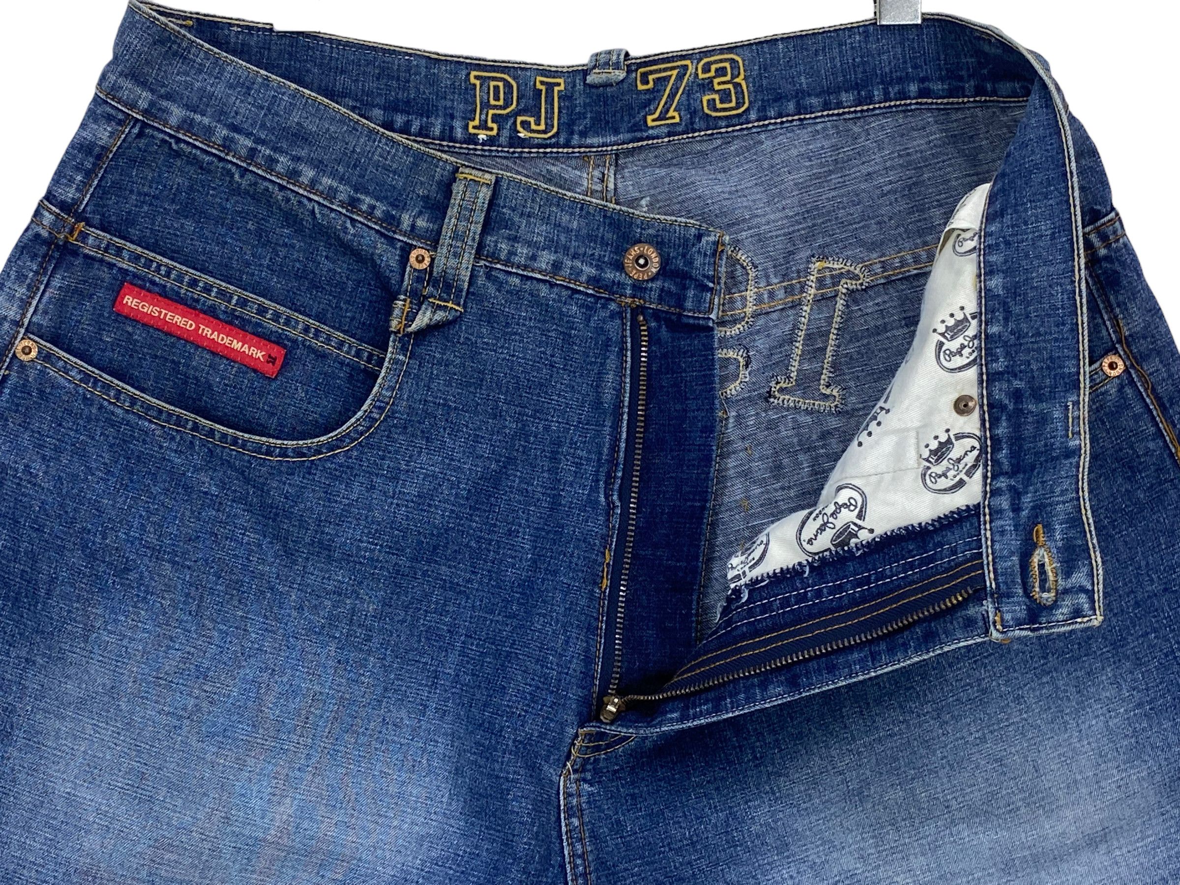 Japanese Brand Pepe Baggy Jeans Hip Hop Skateboard Jeans Size US 36 / EU 52 - 4 Thumbnail