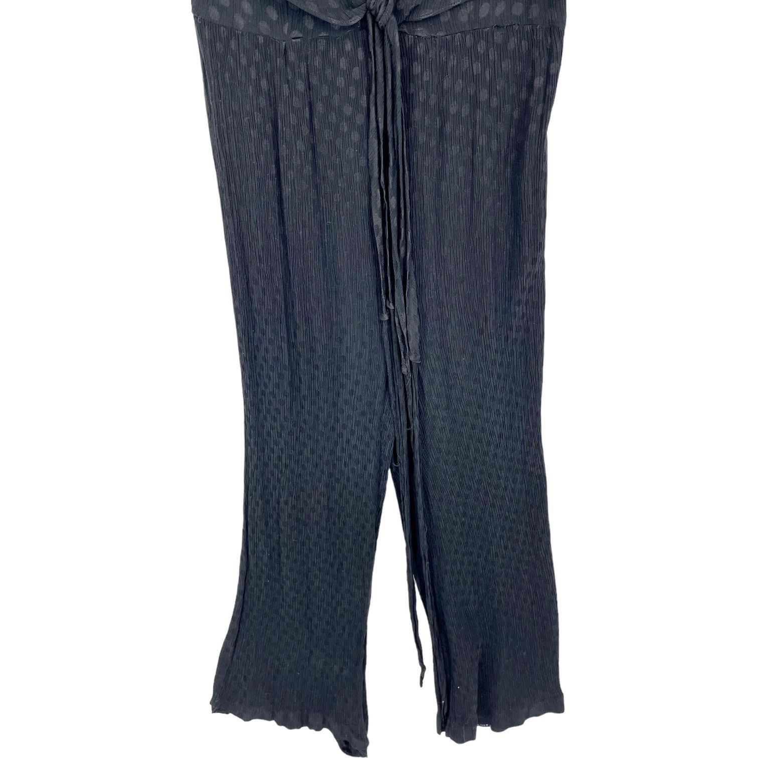 Madewell Madewell Black Dot Jacquard Deep-V Short Sleeve Jumpsuit 2 Size 26" / US 2 / IT 38 - 5 Thumbnail