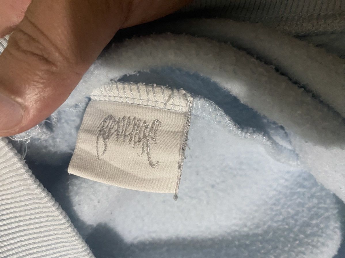 Revenge Revenge Baby Blue Embroidered Hoodie Size US S / EU 44-46 / 1 - 4 Thumbnail