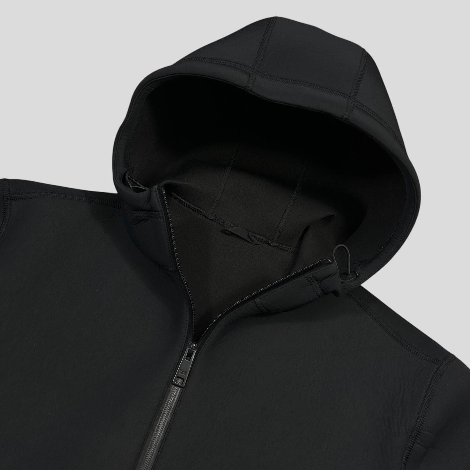 Prada Prada Milano 2018 Technical Scuba Rubber Race Logo Jacket M Size US M / EU 48-50 / 2 - 8 Thumbnail