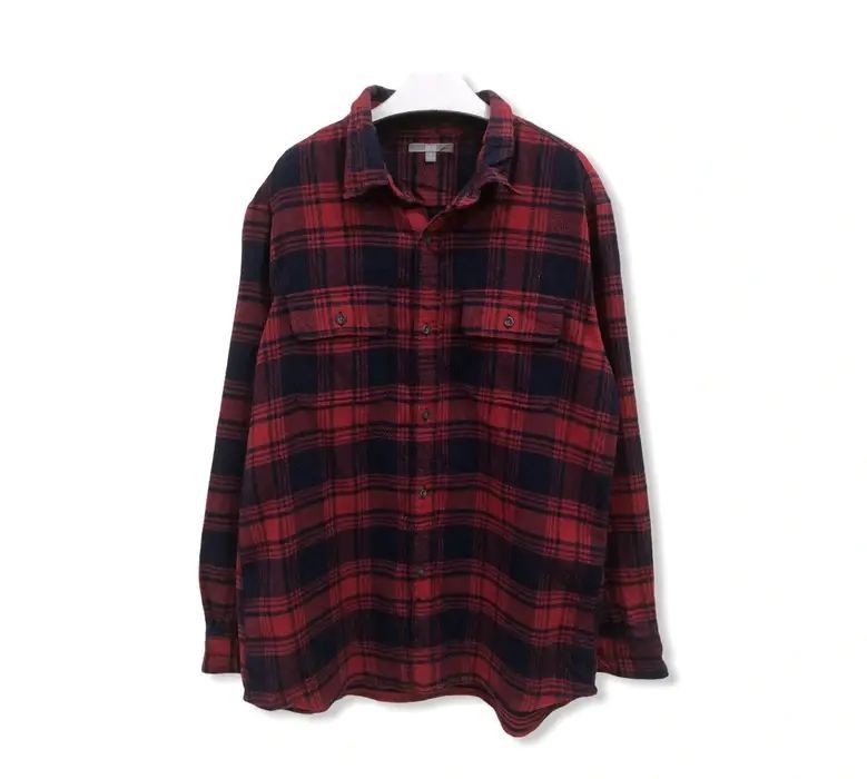Japanese Brand Japanese Brand Uniqlo Plaid Tartan Flannel Shirt 👕 Size US XL / EU 56 / 4 - 1 Thumbnail