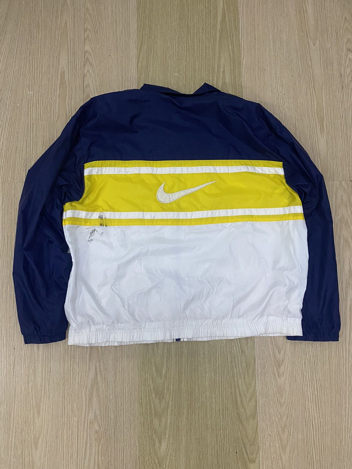 Nike × Vintage Vintage Nike swoosh logo windbreaker jacket Size US L / EU 52-54 / 3 - 2 Thumbnail