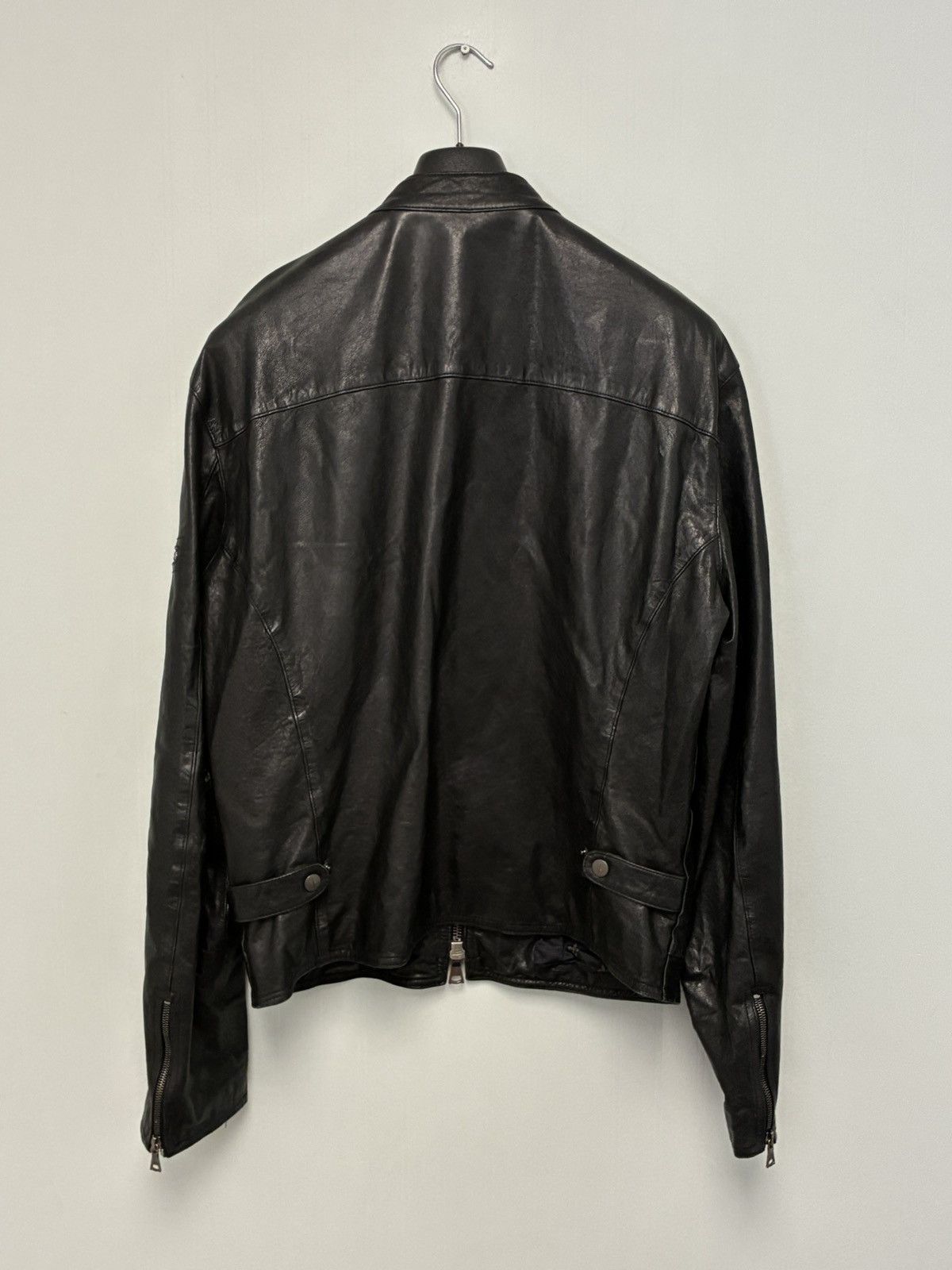 John Varvatos Lambskin Leather Moto Jacket EU 54 USA 44 Size US L / EU 52-54 / 3 - 11 Thumbnail