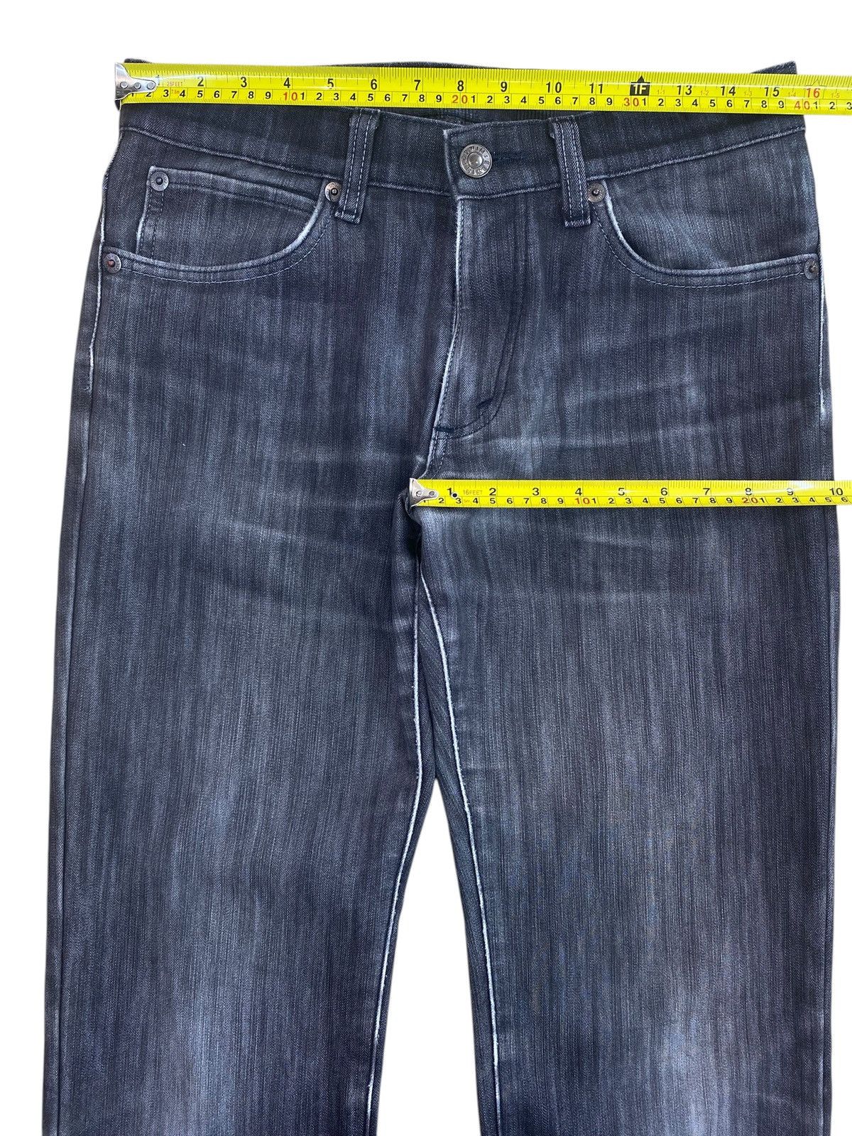 Edwin Edwin 503 Whiskers Dark Wash Style Straight Cut Jeans Size US 31 - 5 Thumbnail