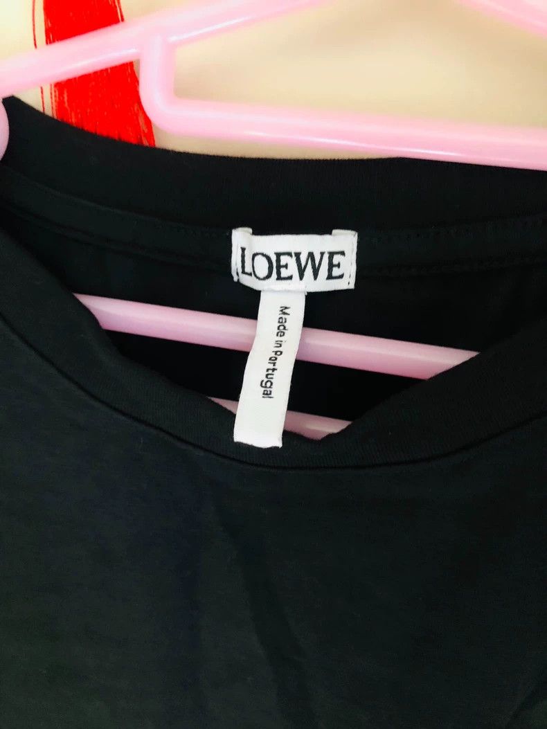 Loewe LOEWE Cotton loose LOGO embroidered short sleeve T-shirt Size US S / EU 44-46 / 1 - 3 Thumbnail