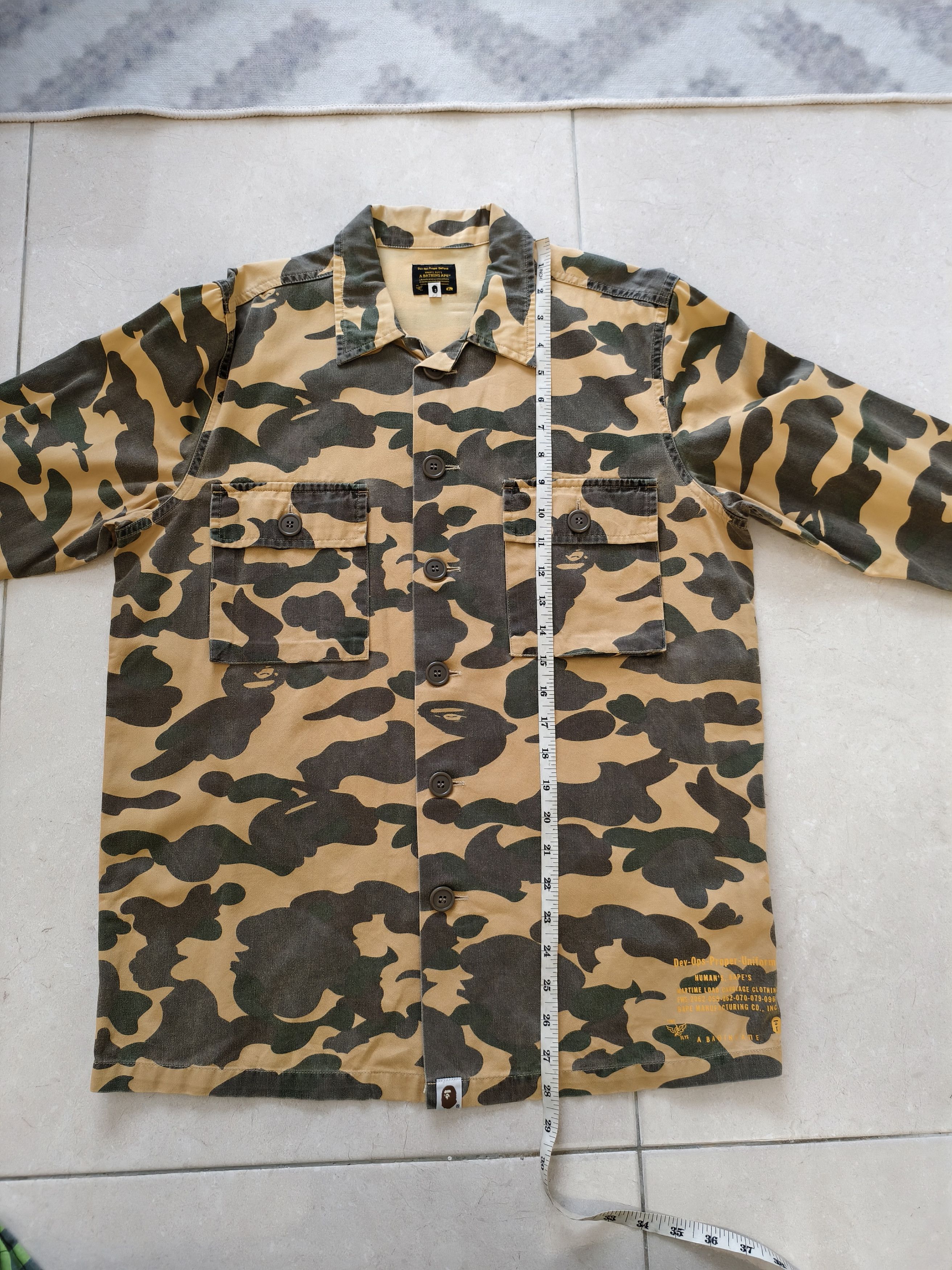 Bape 🔥STEALS🔥Very Rare A Bathing Ape Camo Tactical Jacket Size US M / EU 48-50 / 2 - 12 Thumbnail