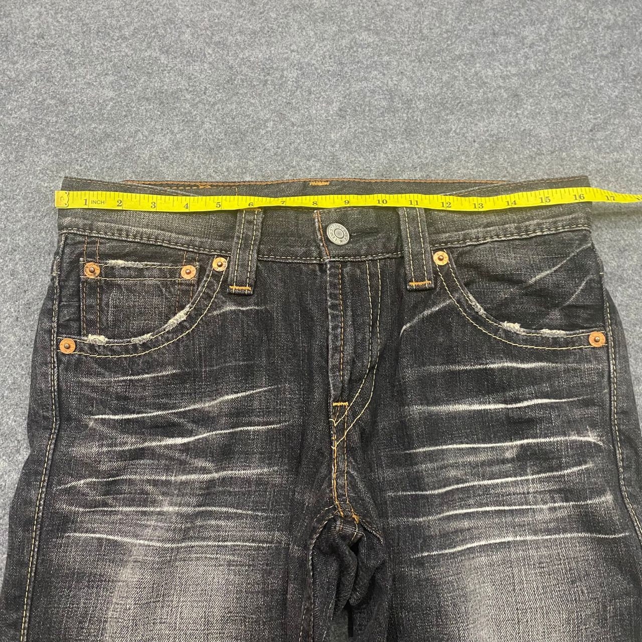 Japanese Brand 💥Flare💥Vintage Levis 507 Flare Denim Size US 32 / EU 48 - 4 Thumbnail