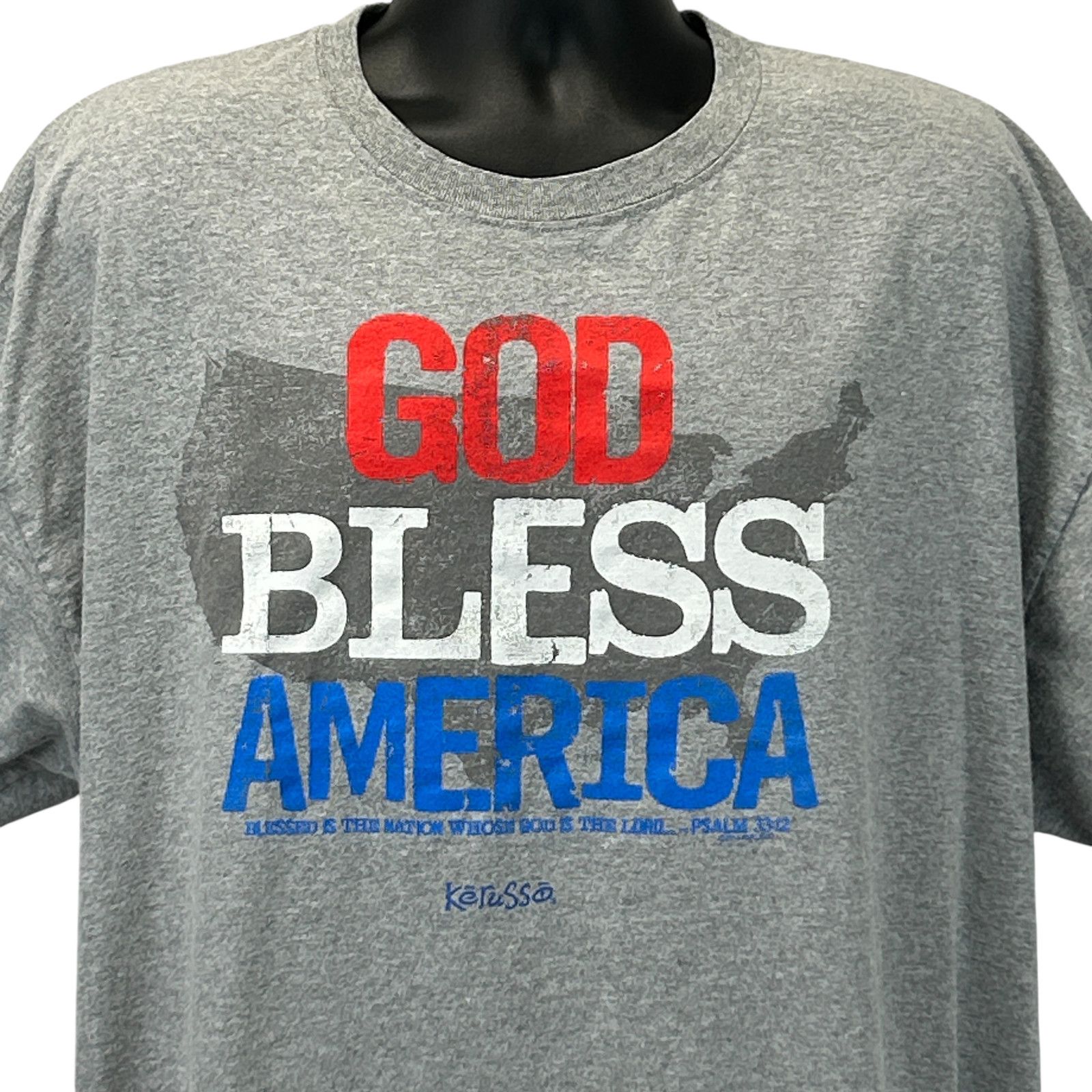 Other God Bless America Kerusso T Shirt Jesus Tee 3XL Size US XXL / EU 58 / 5 - 1 Thumbnail