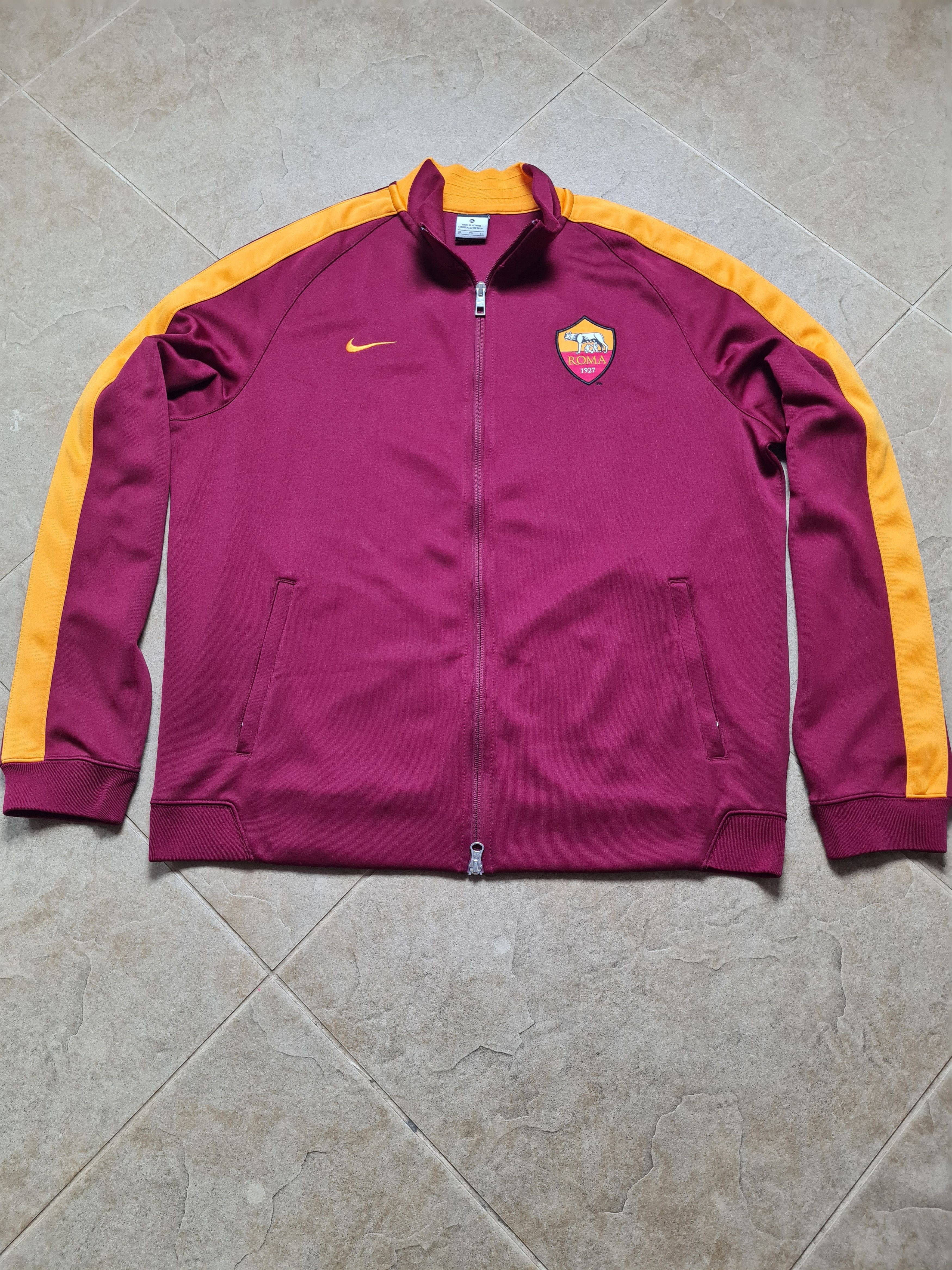 Nike AS ROMA 2015-2016 TRAINING FOOTBALL JACKET NIKE SOCCER SHIRT Size US XL / EU 56 / 4 - 9 Thumbnail