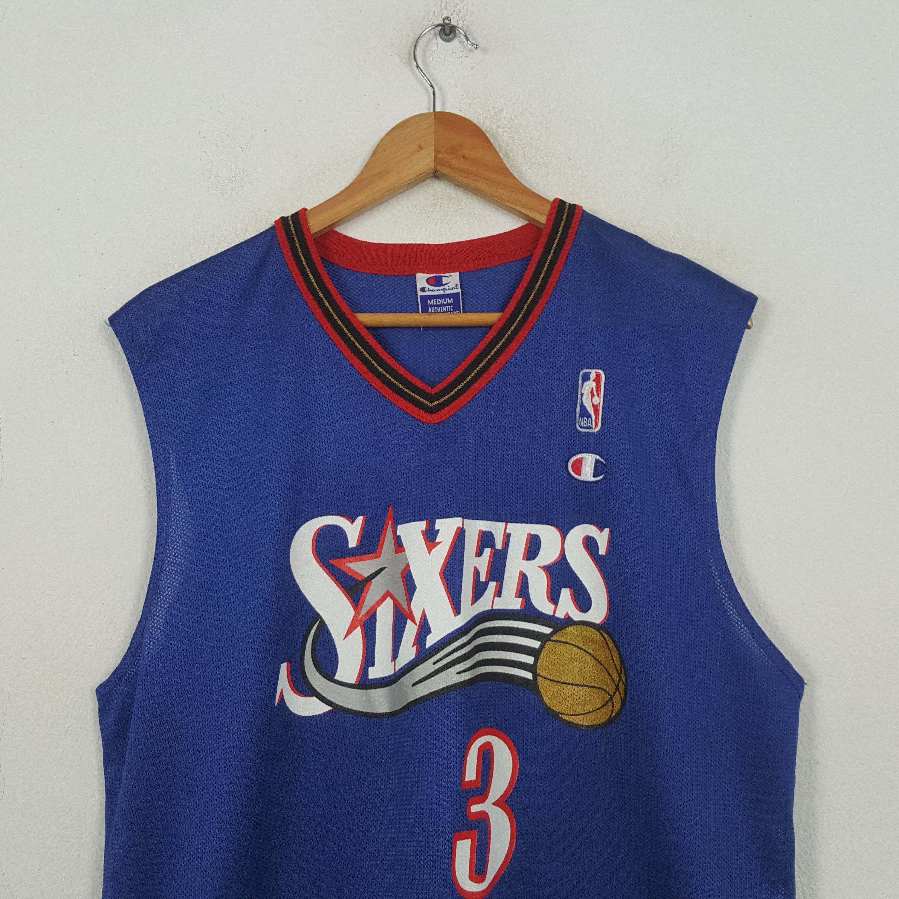 NBA Vintage Sixers Allen Iverson Philadelphia NBA Jersey RR5 Size US L / EU 52-54 / 3 - 2 Thumbnail