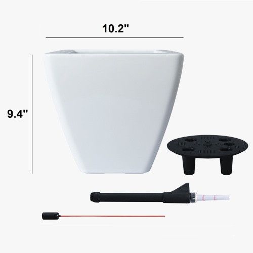 Designer × Homemade 2-Pack Smart Self-watering Planter Pot for Indoor and Outdoo Size US L / EU 52-54 / 3 - 5 Thumbnail