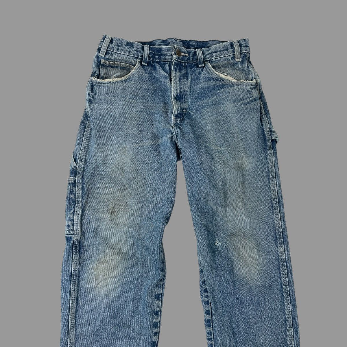 Vintage Vintage 90s faded carpenter denim jeans Size US 31 - 3 Thumbnail
